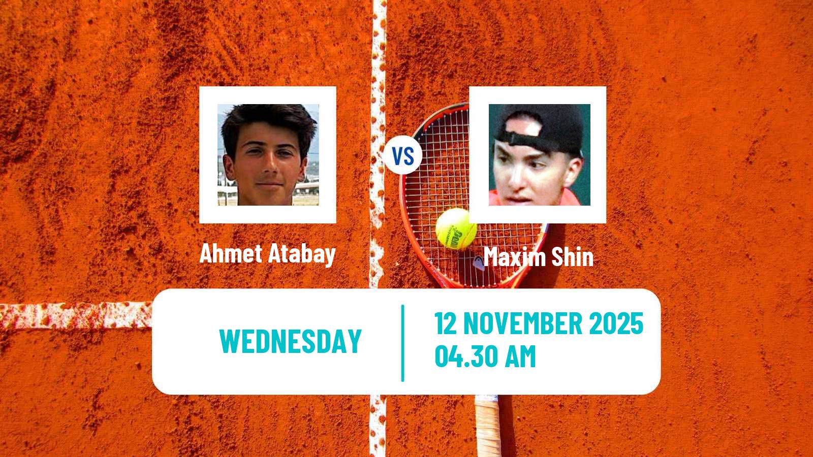 Tennis ITF M15 Antalya 14 Men Ahmet Atabay - Maxim Shin