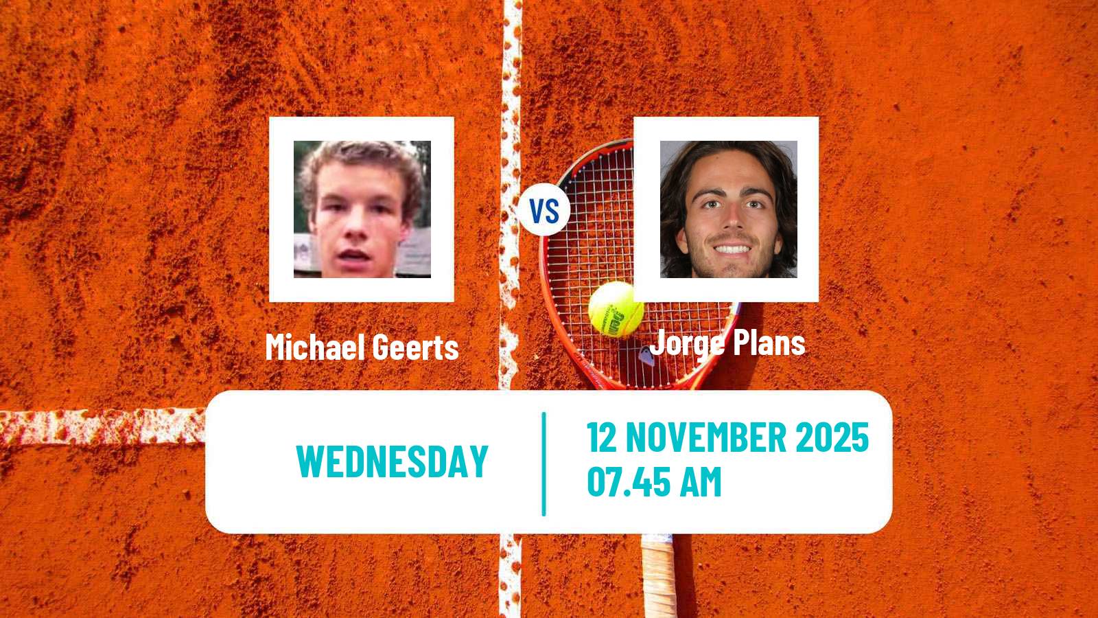 Tennis ITF M25 Monastir 12 Men Michael Geerts - Jorge Plans