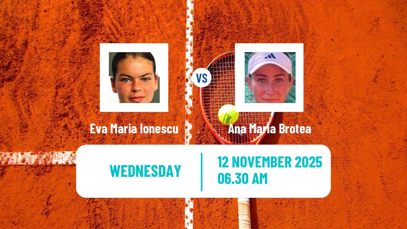 Tennis ITF W15 Antalya 14 Women Eva Maria Ionescu - Ana Maria Brotea