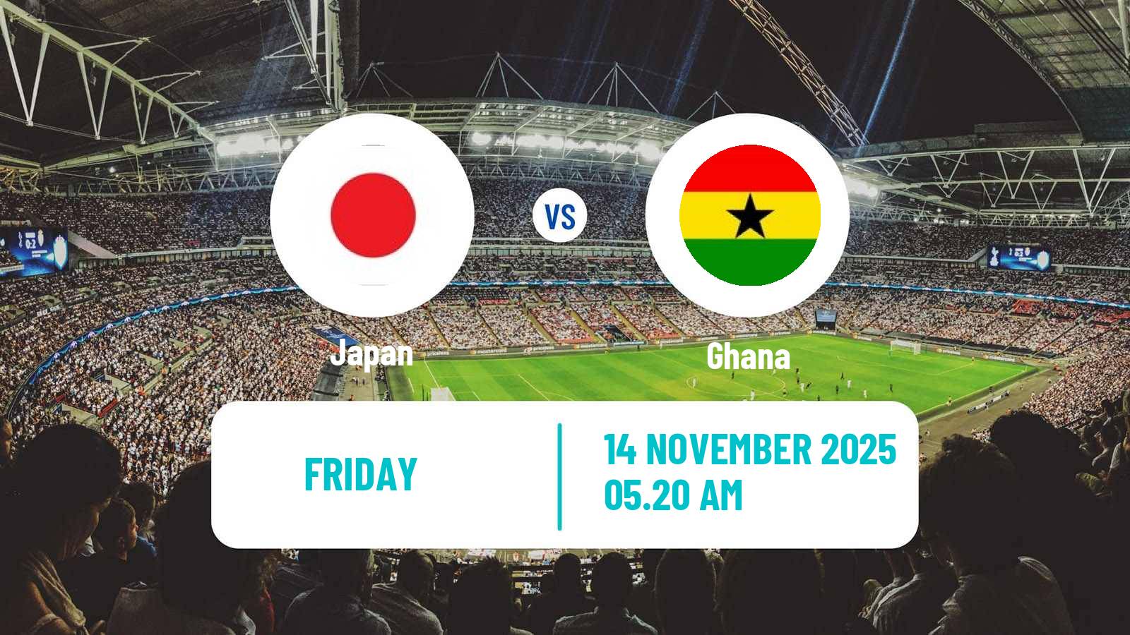 Football Friendly Japan - Ghana