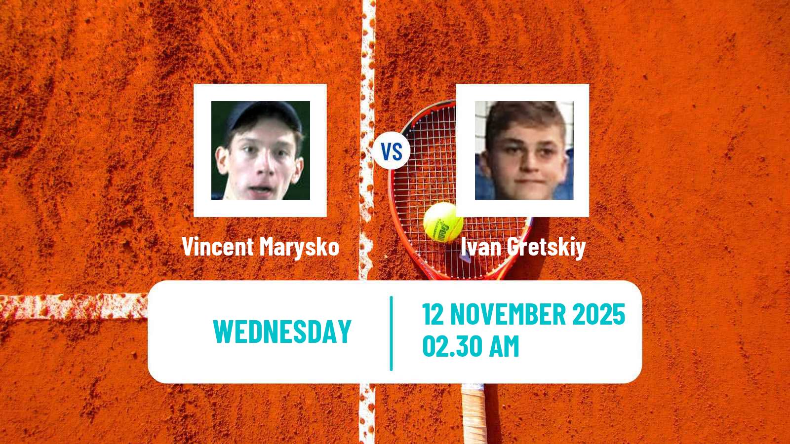 Tennis ITF M15 Sharm Elsheikh 17 Men Vincent Marysko - Ivan Gretskiy