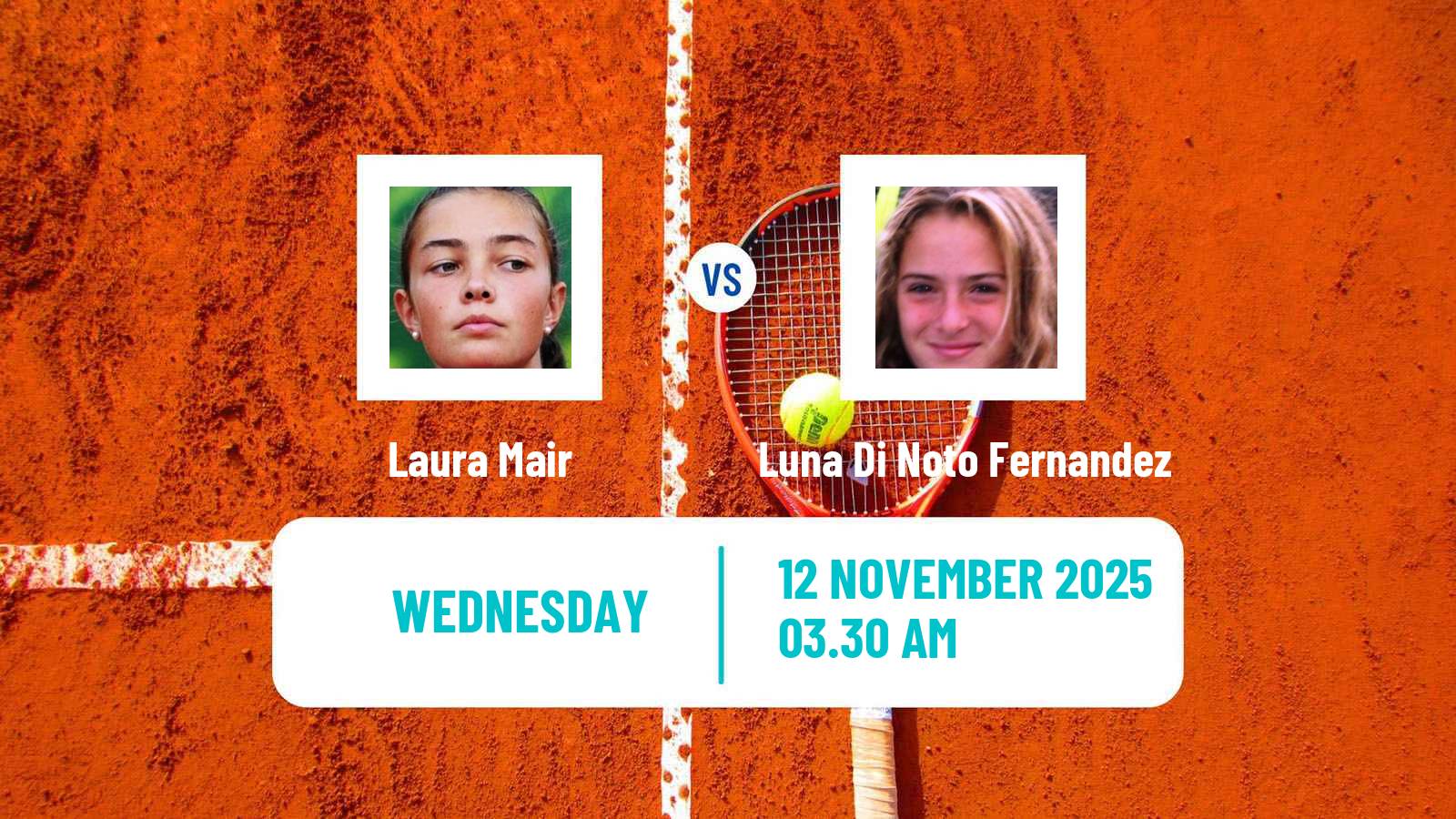 Tennis ITF W15 Nules Women Laura Mair - Luna Di Noto Fernandez