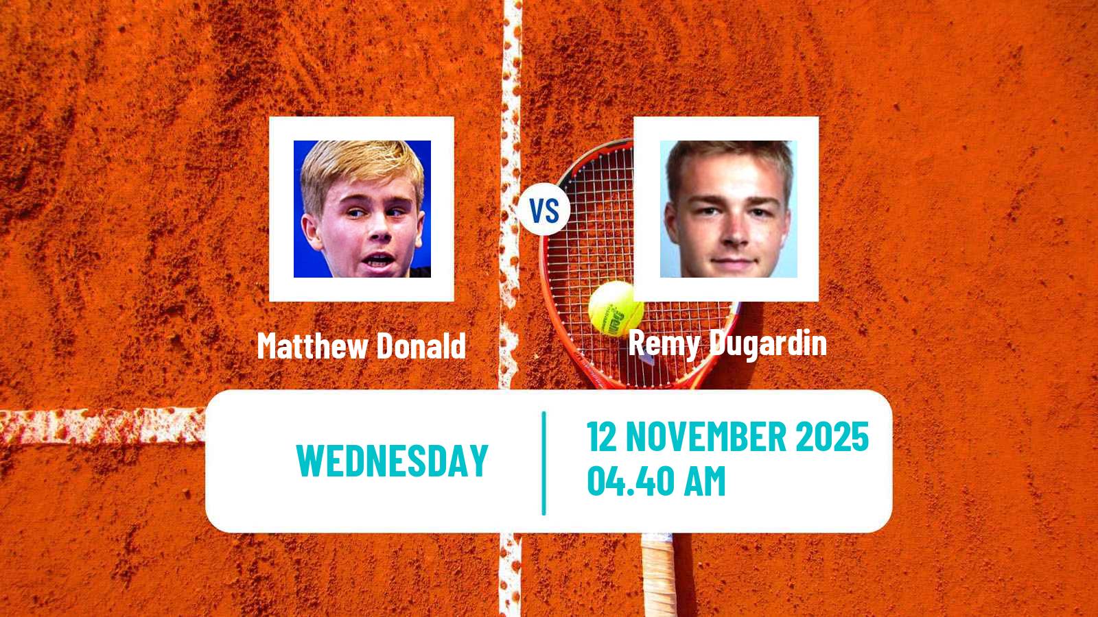 Tennis ITF M25 Monastir 12 Men Matthew Donald - Remy Dugardin