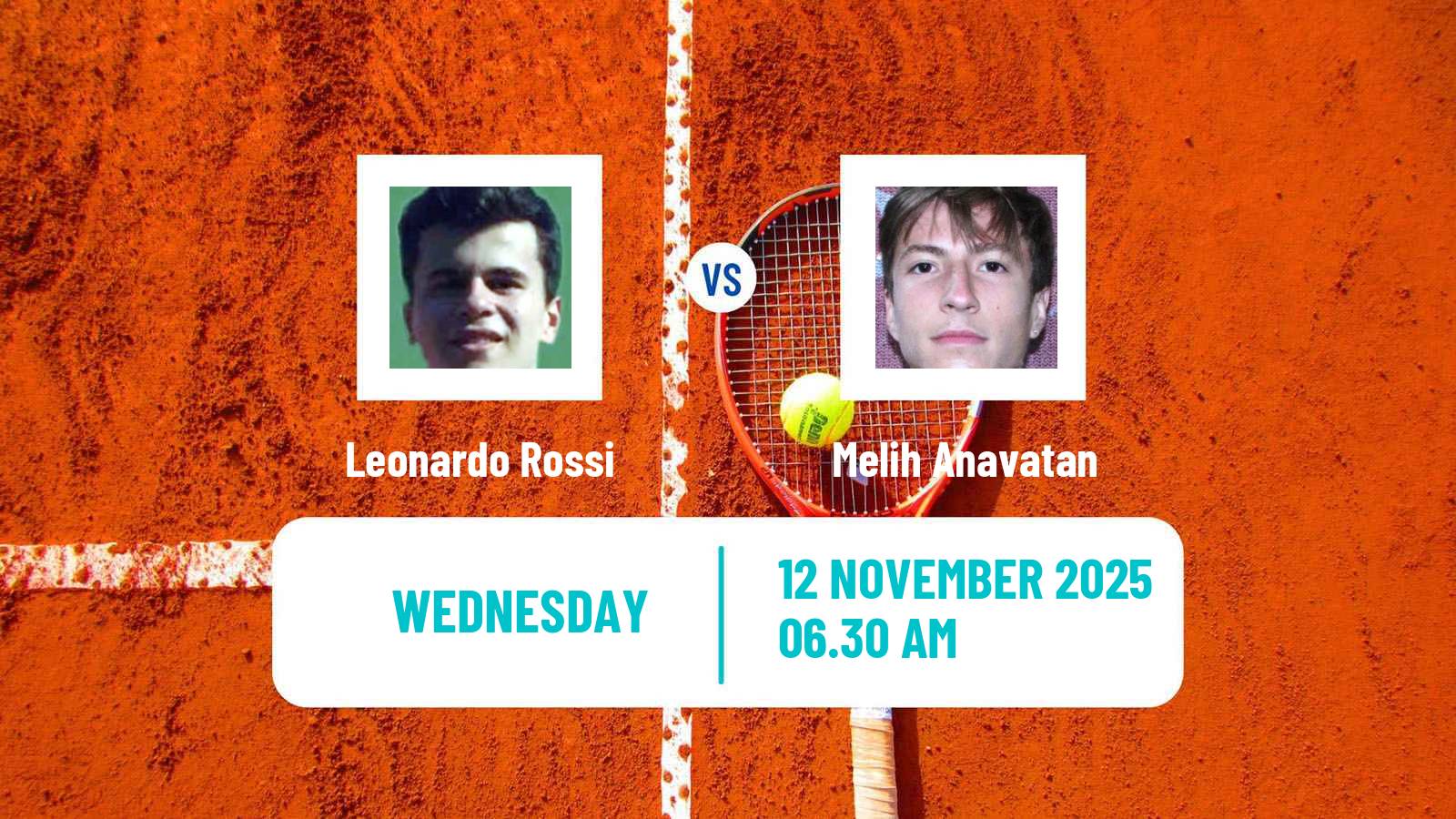 Tennis ITF M15 Sharm Elsheikh 17 Men Leonardo Rossi - Melih Anavatan
