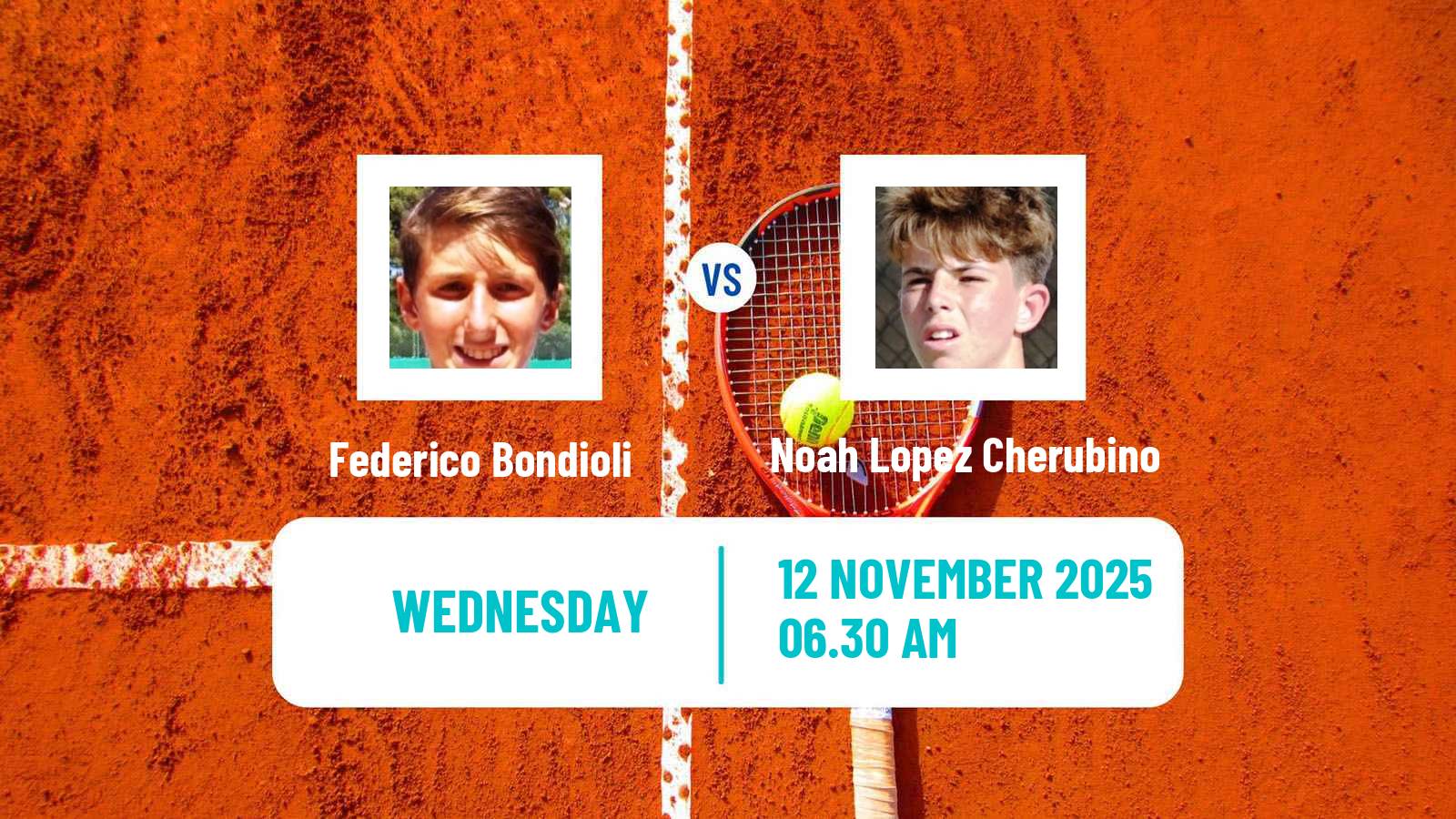 Tennis ITF M15 Las Palmas De Gran Canaria Men Federico Bondioli - Noah Lopez Cherubino