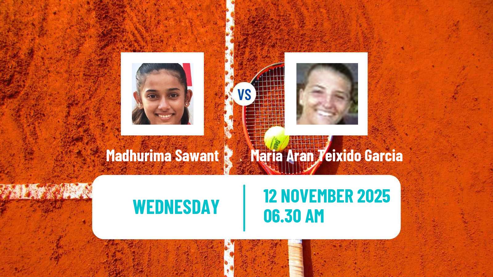 Tennis ITF W15 Nules Women Madhurima Sawant - Maria Aran Teixido Garcia