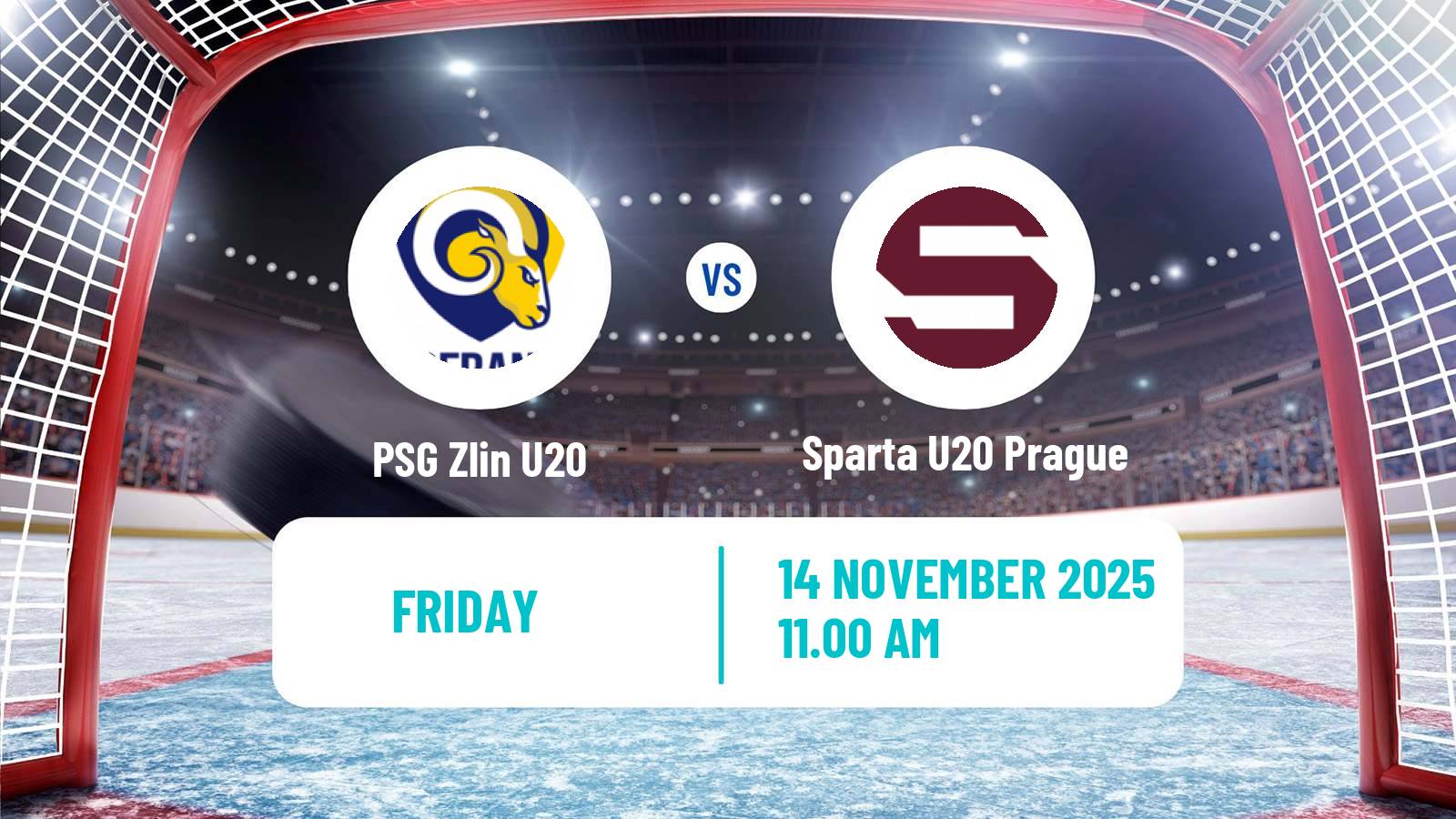 Hockey Czech ELJ Zlin U20 - Sparta U20 Prague
