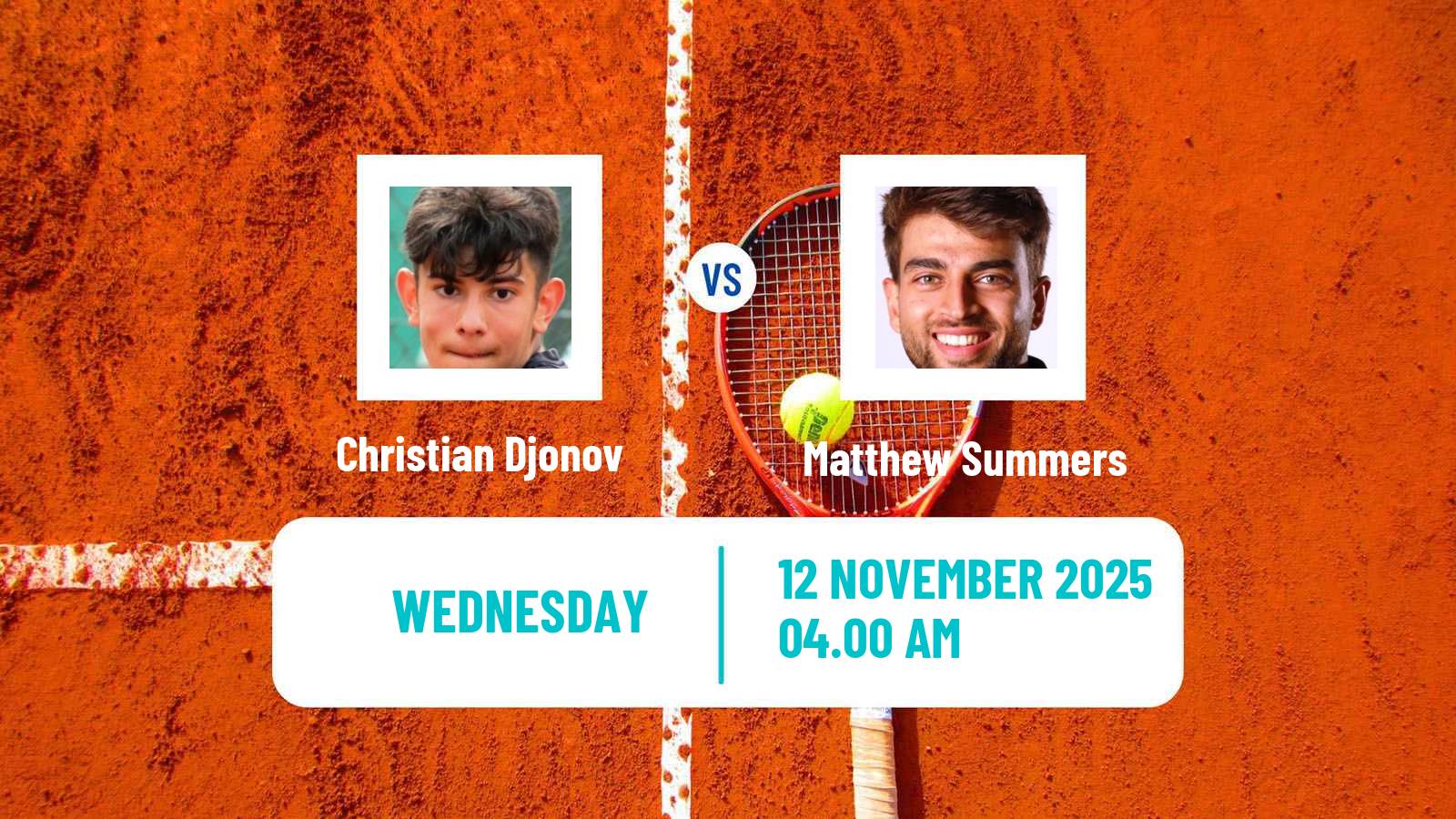 Tennis ITF M15 Sharm Elsheikh 17 Men Christian Djonov - Matthew Summers