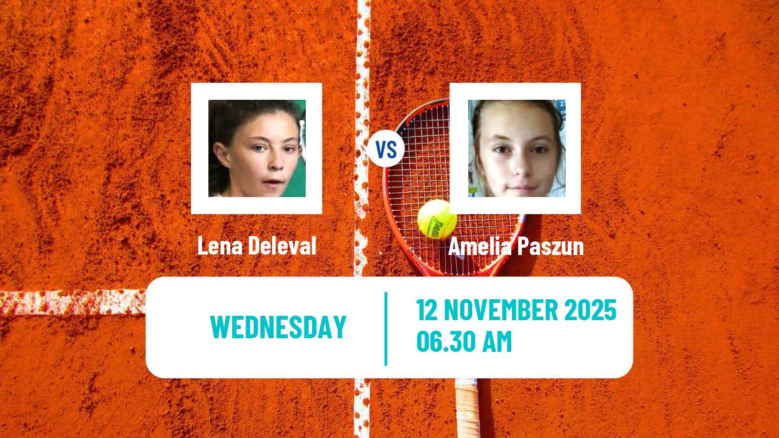 Tennis ITF W15 Monastir 39 Women Lena Deleval - Amelia Paszun