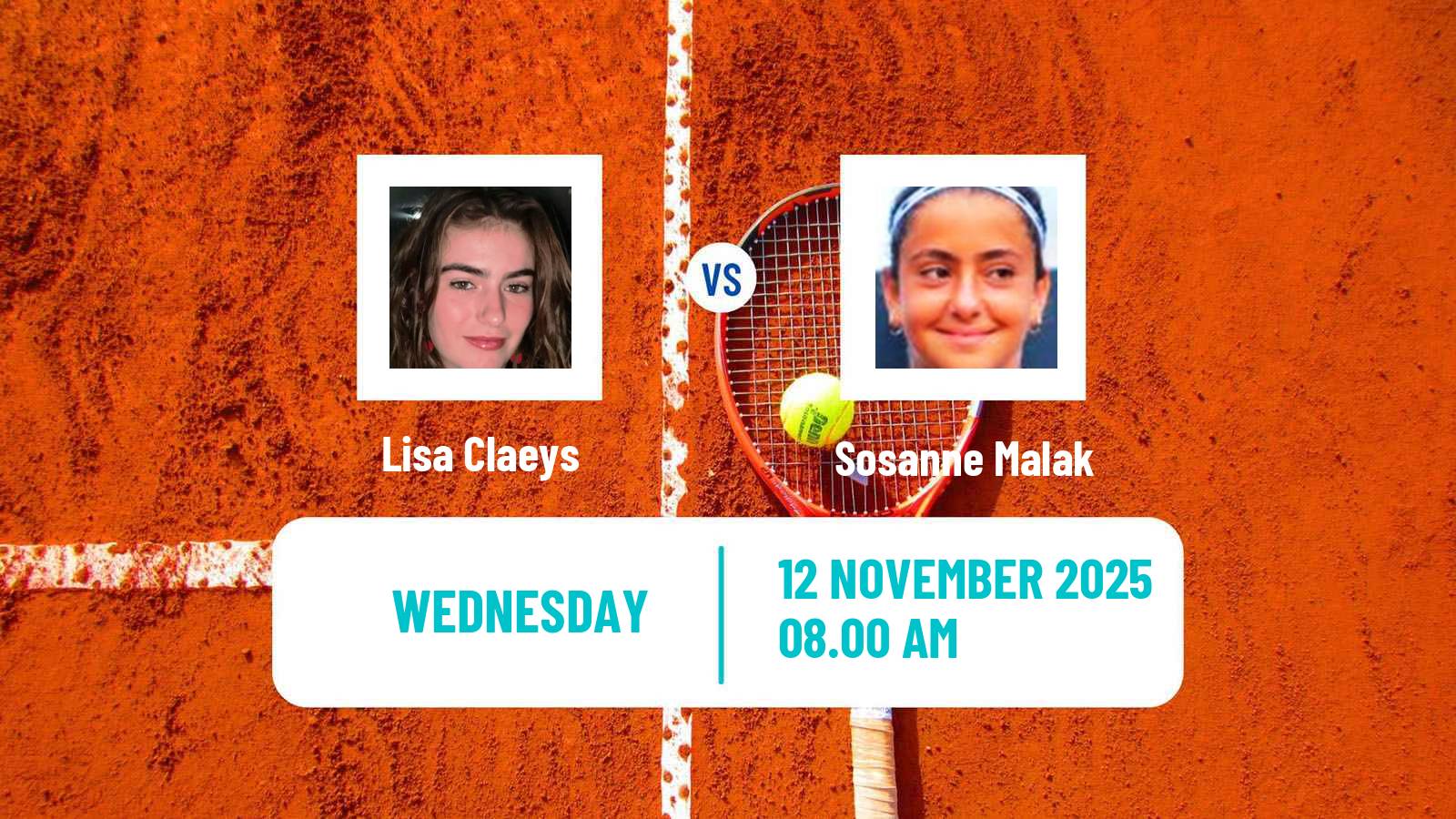 Tennis ITF W15 Sharm Elsheikh 19 Women Lisa Claeys - Sosanne Malak