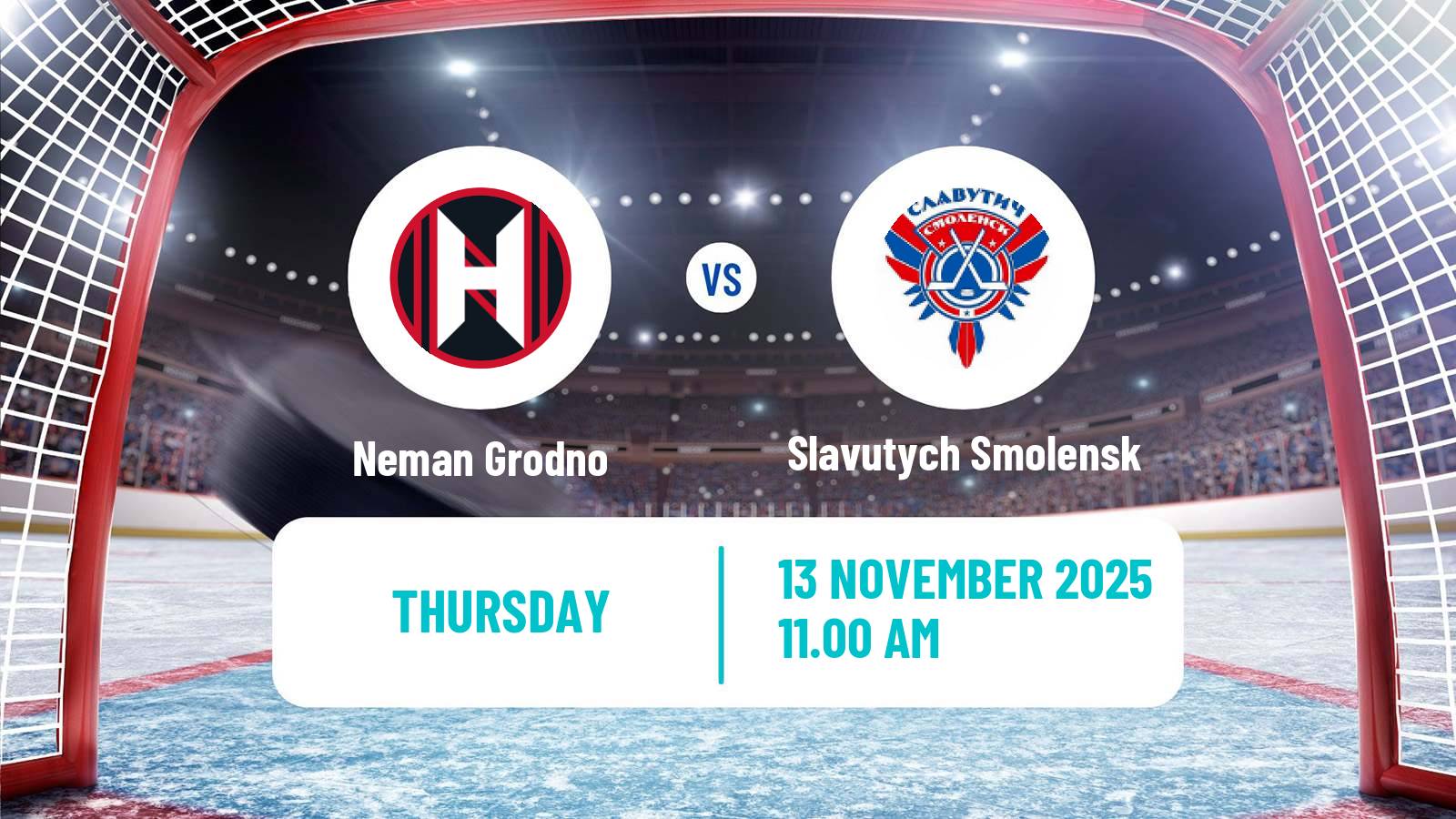 Hockey Belarusian Extraleague Neman Grodno - Slavutych Smolensk