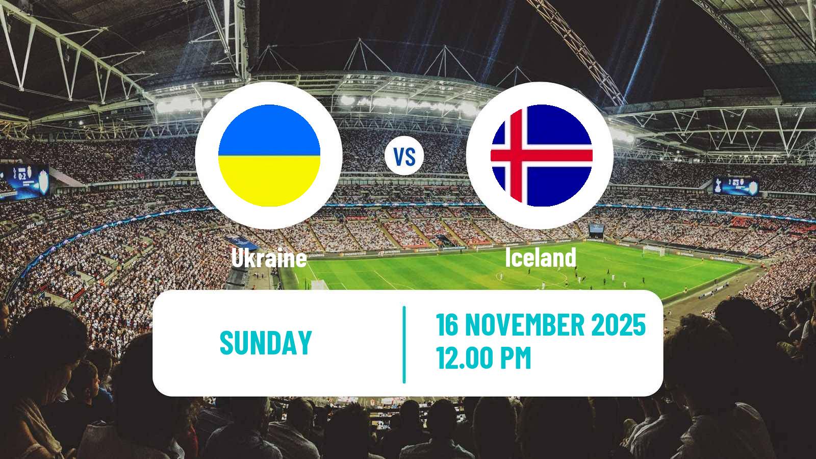 Football FIFA World Cup Ukraine - Iceland