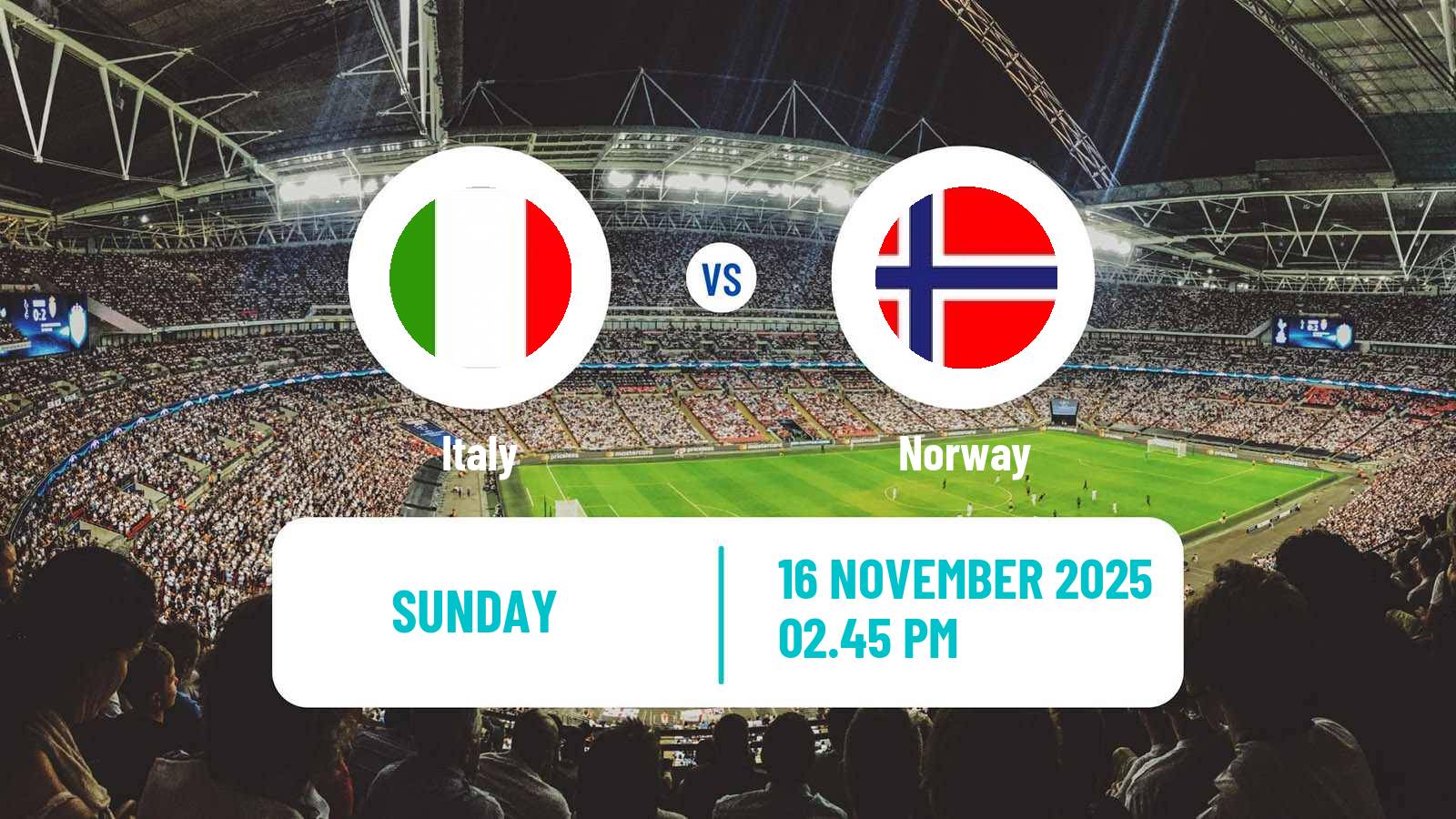 Football FIFA World Cup Italy - Norway