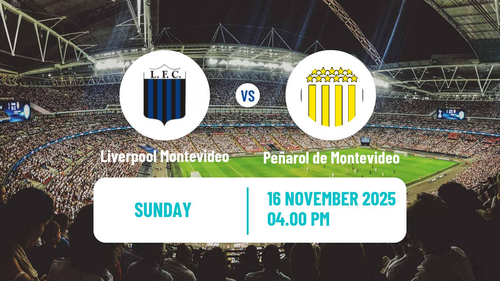 Football Uruguayan Primera Division Liverpool Montevideo - Peñarol de Montevideo