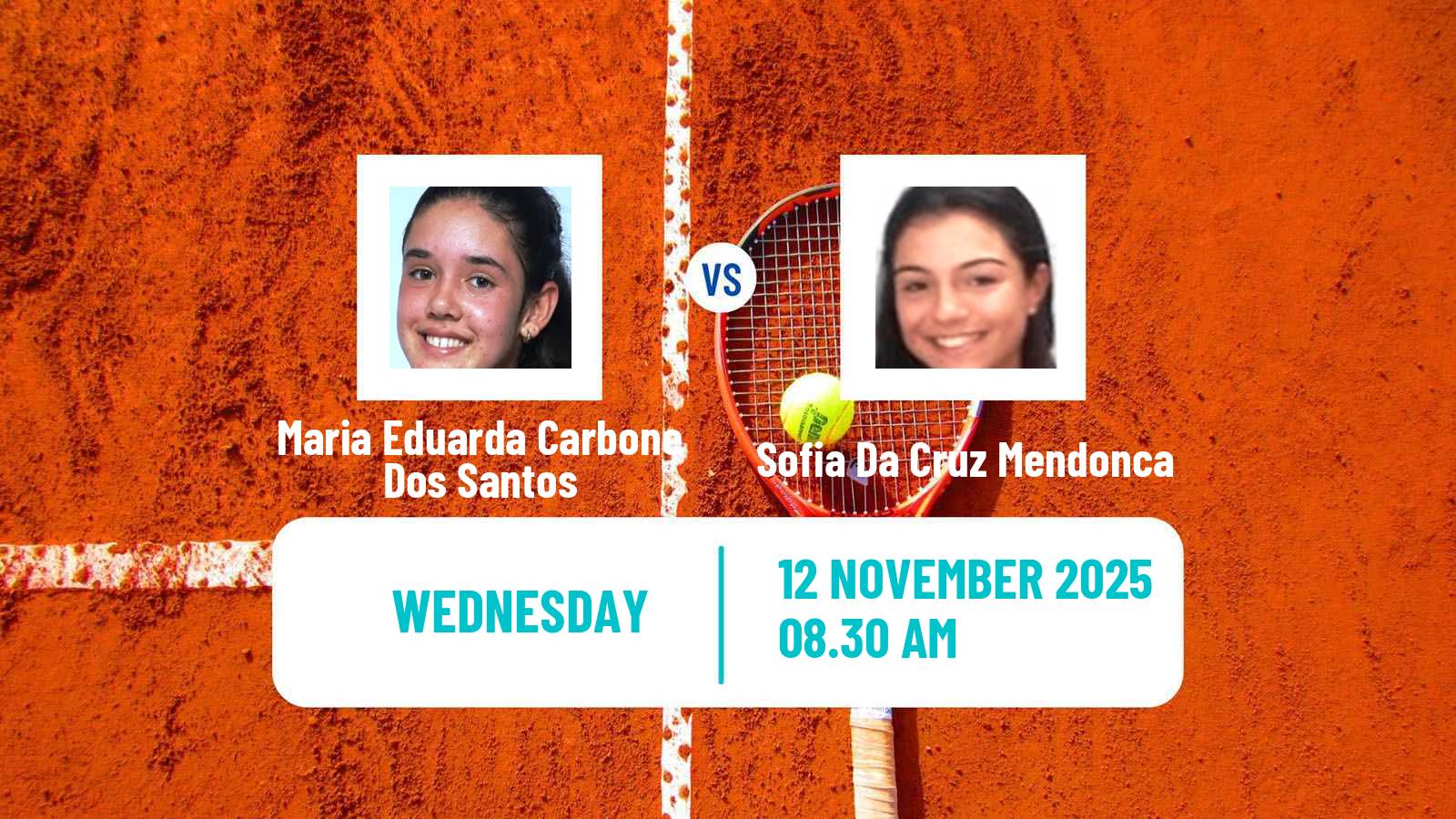 Tennis ITF W15 Criciuma Women Maria Eduarda Carbone Dos Santos - Sofia Da Cruz Mendonca
