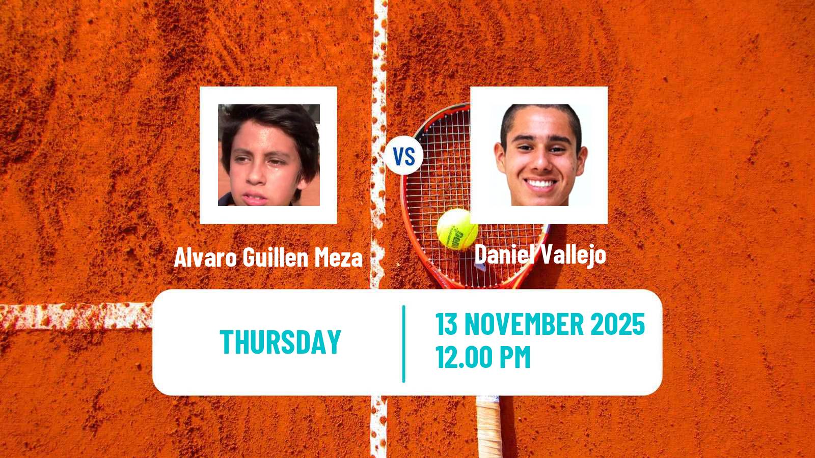 Tennis Montevideo Challenger Men Alvaro Guillen Meza - Daniel Vallejo