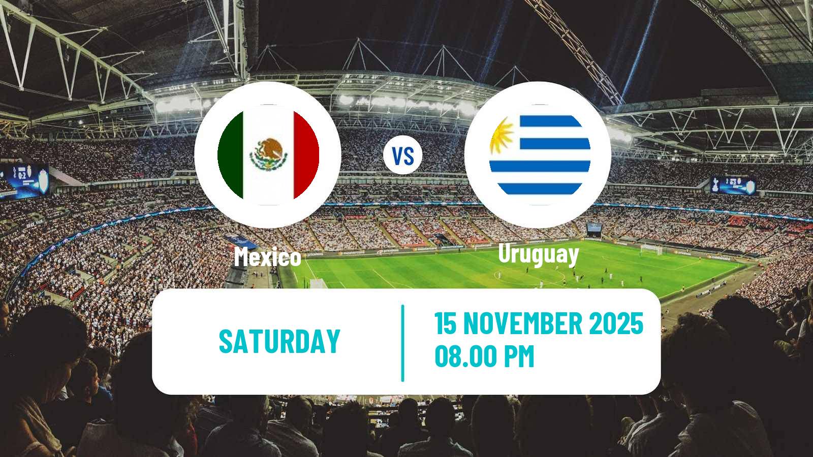 Football Friendly Mexico - Uruguay