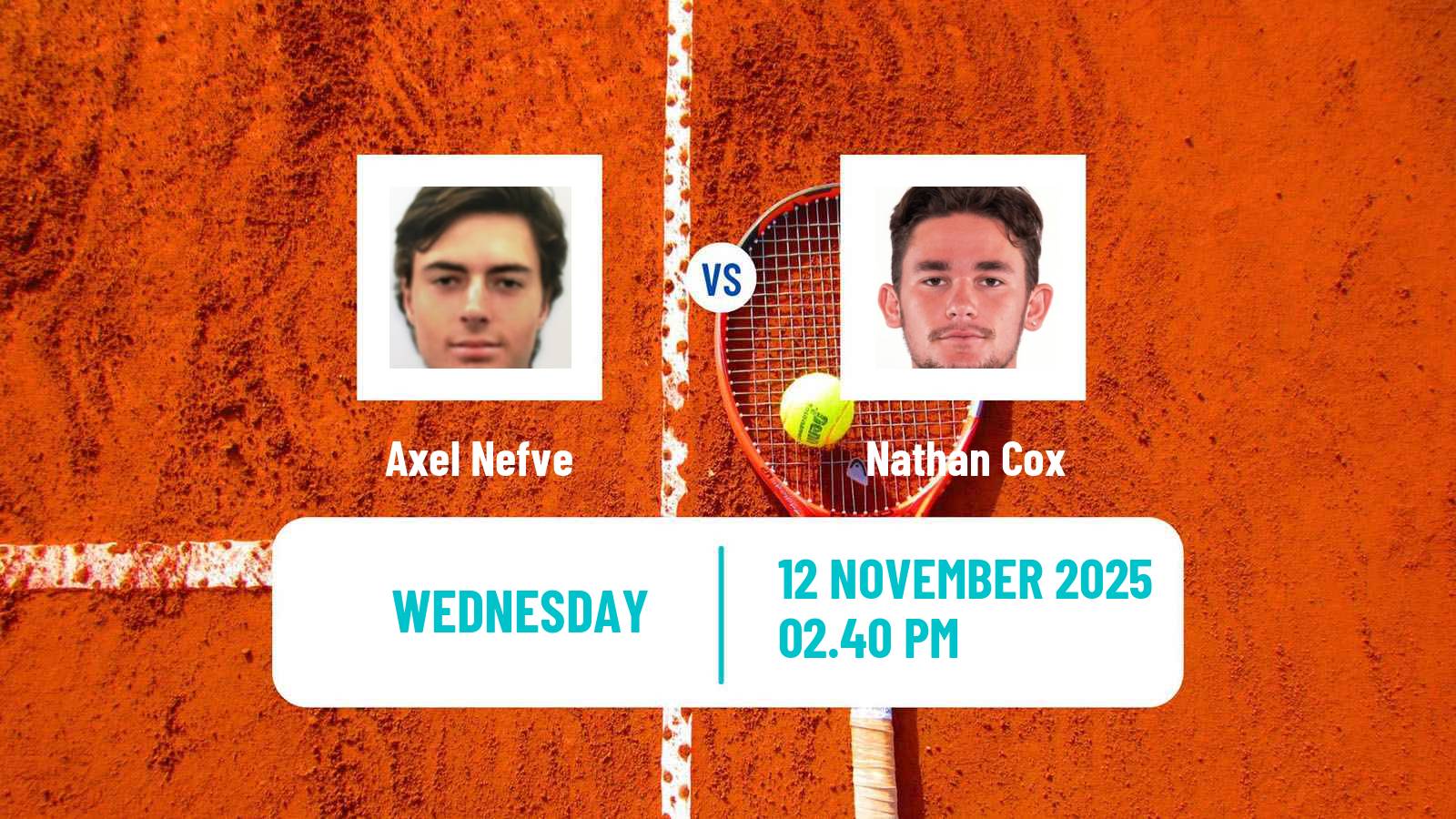 Tennis ITF M25 Columbus Oh Men Axel Nefve - Nathan Cox