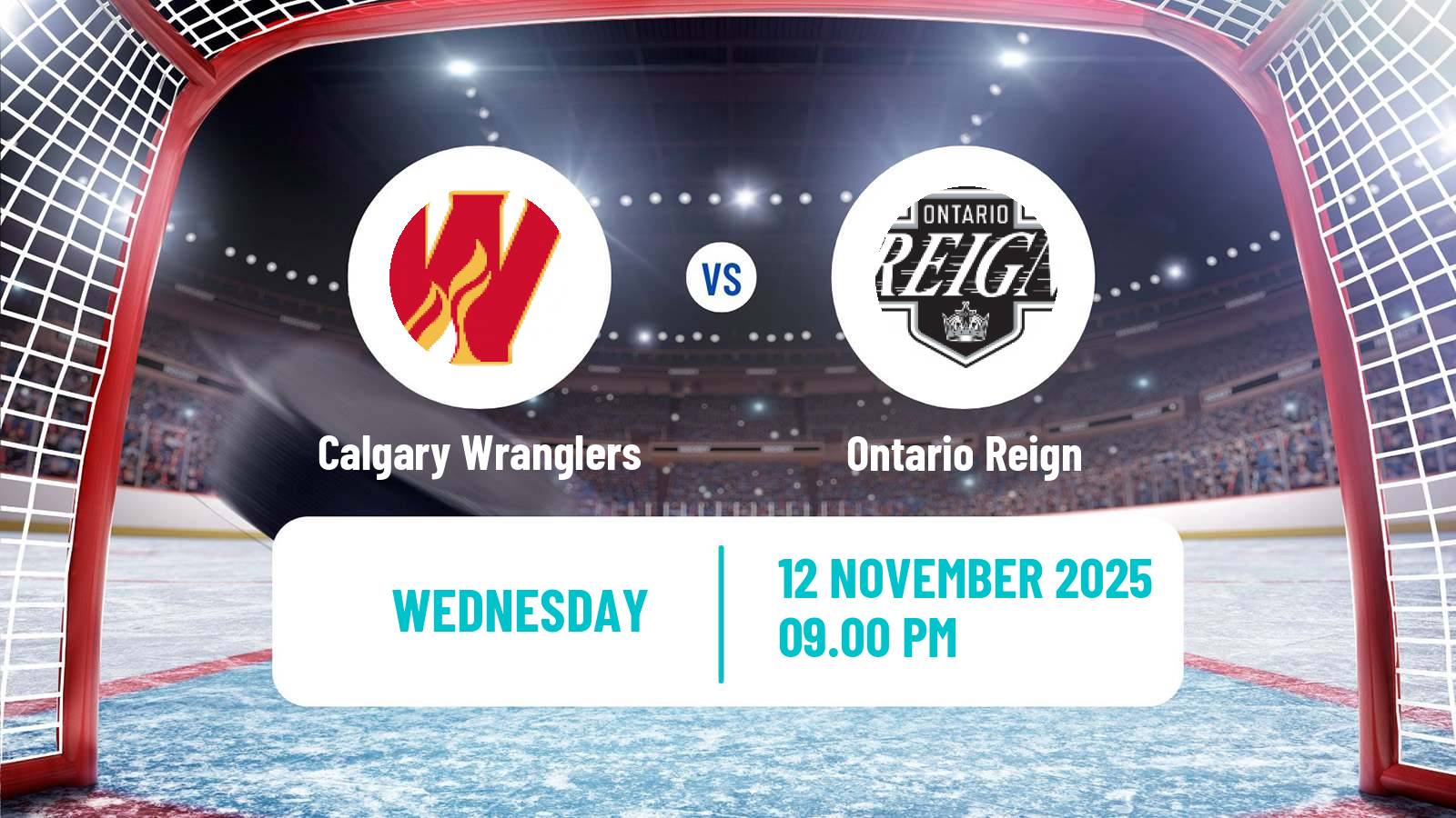 Hockey AHL Calgary Wranglers - Ontario Reign