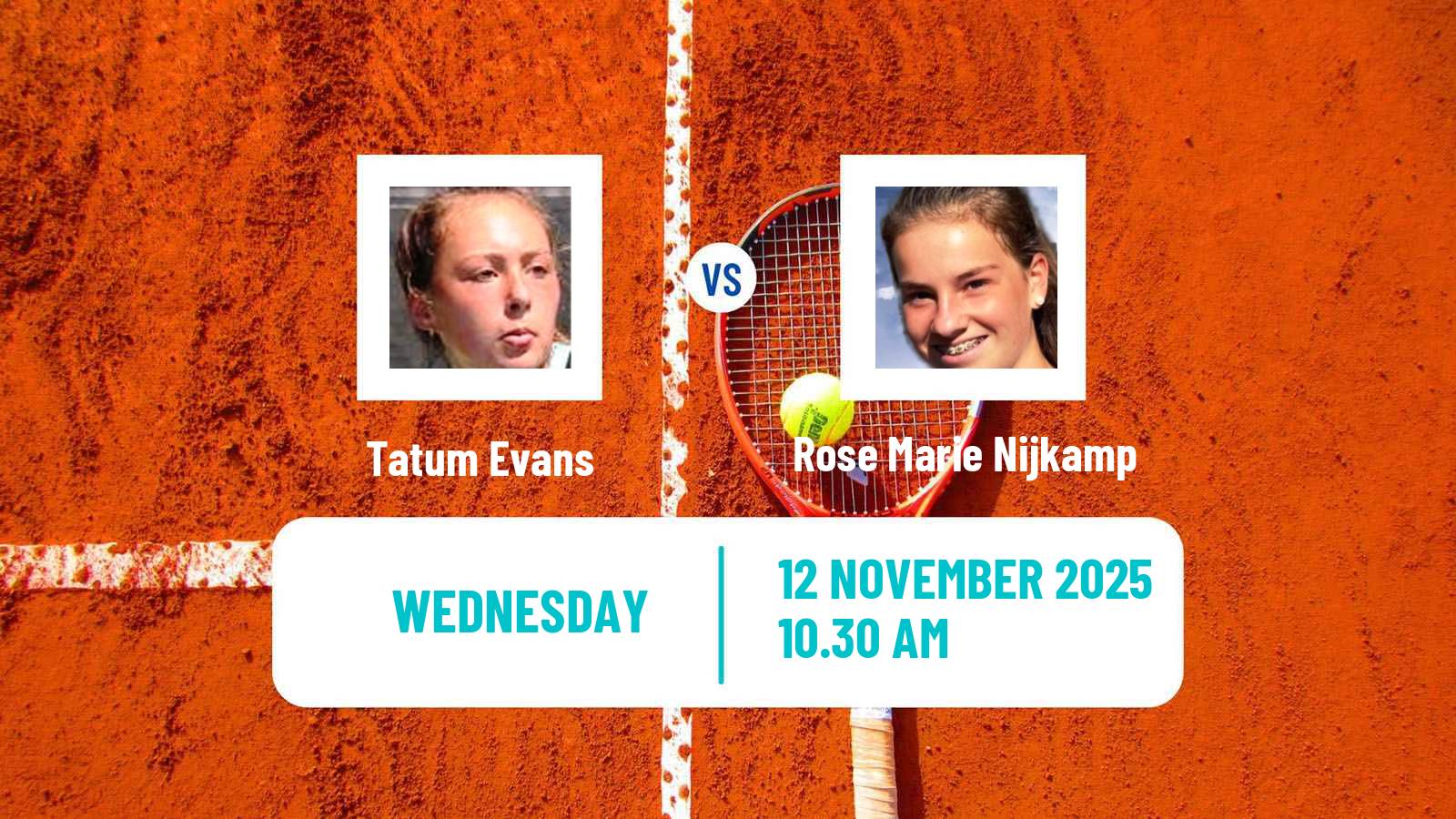 Tennis ITF W15 Clemson Sc Women Tatum Evans - Rose Marie Nijkamp