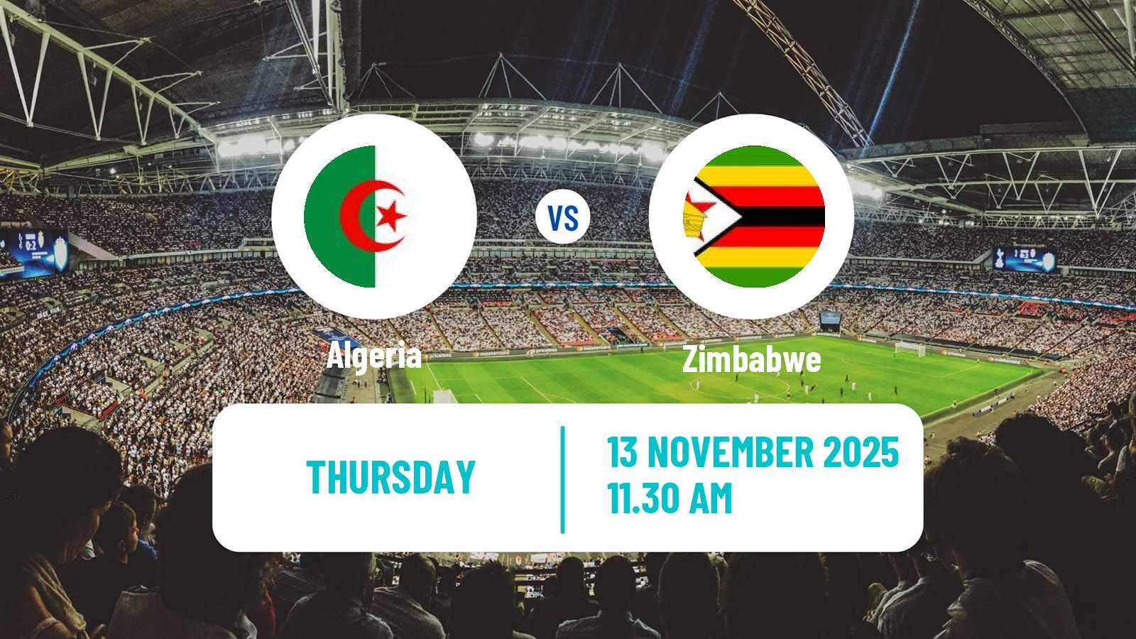 Football Friendly Algeria - Zimbabwe