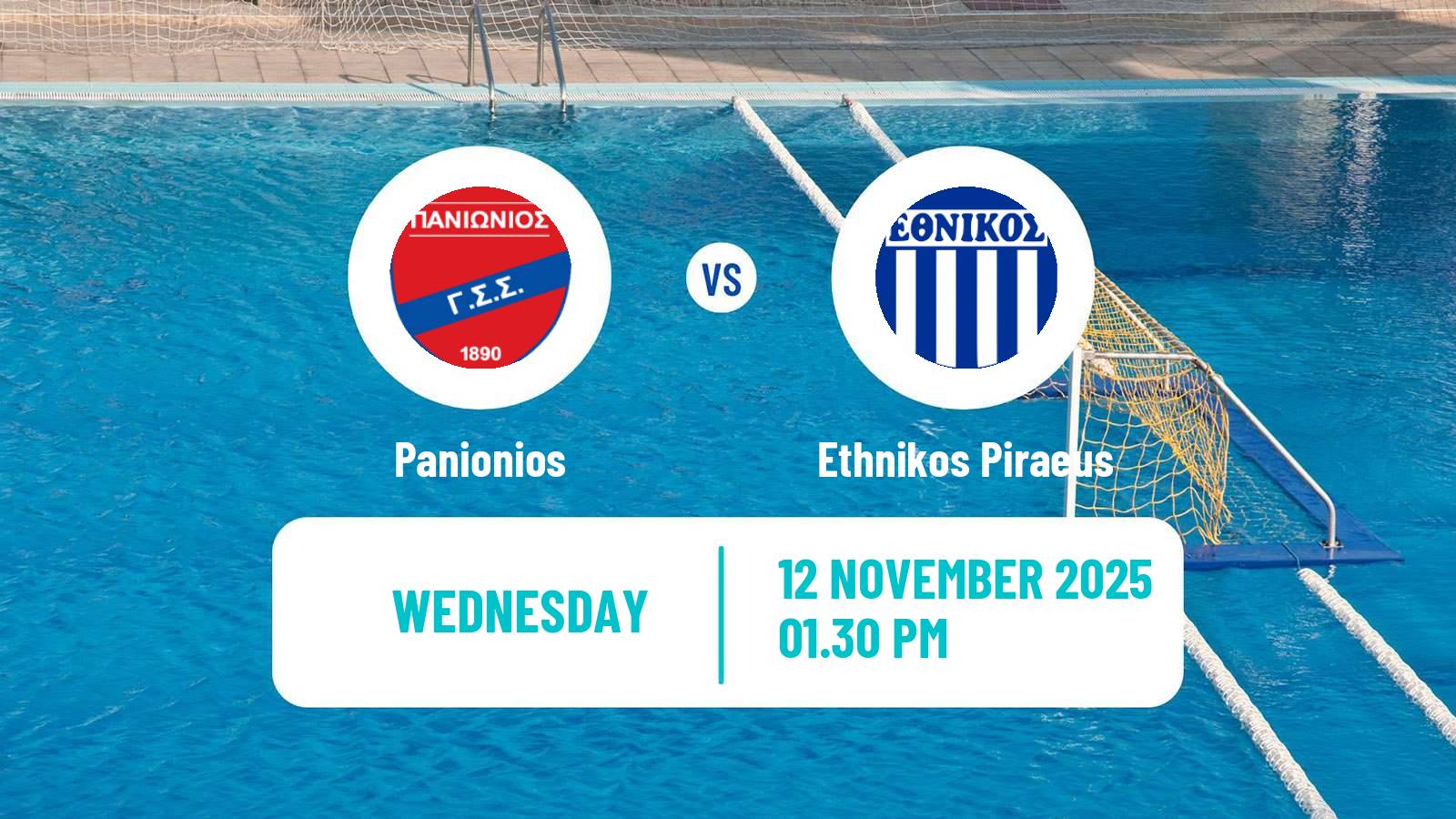 Water polo Greek A1 Water Polo Women Panionios - Ethnikos Piraeus