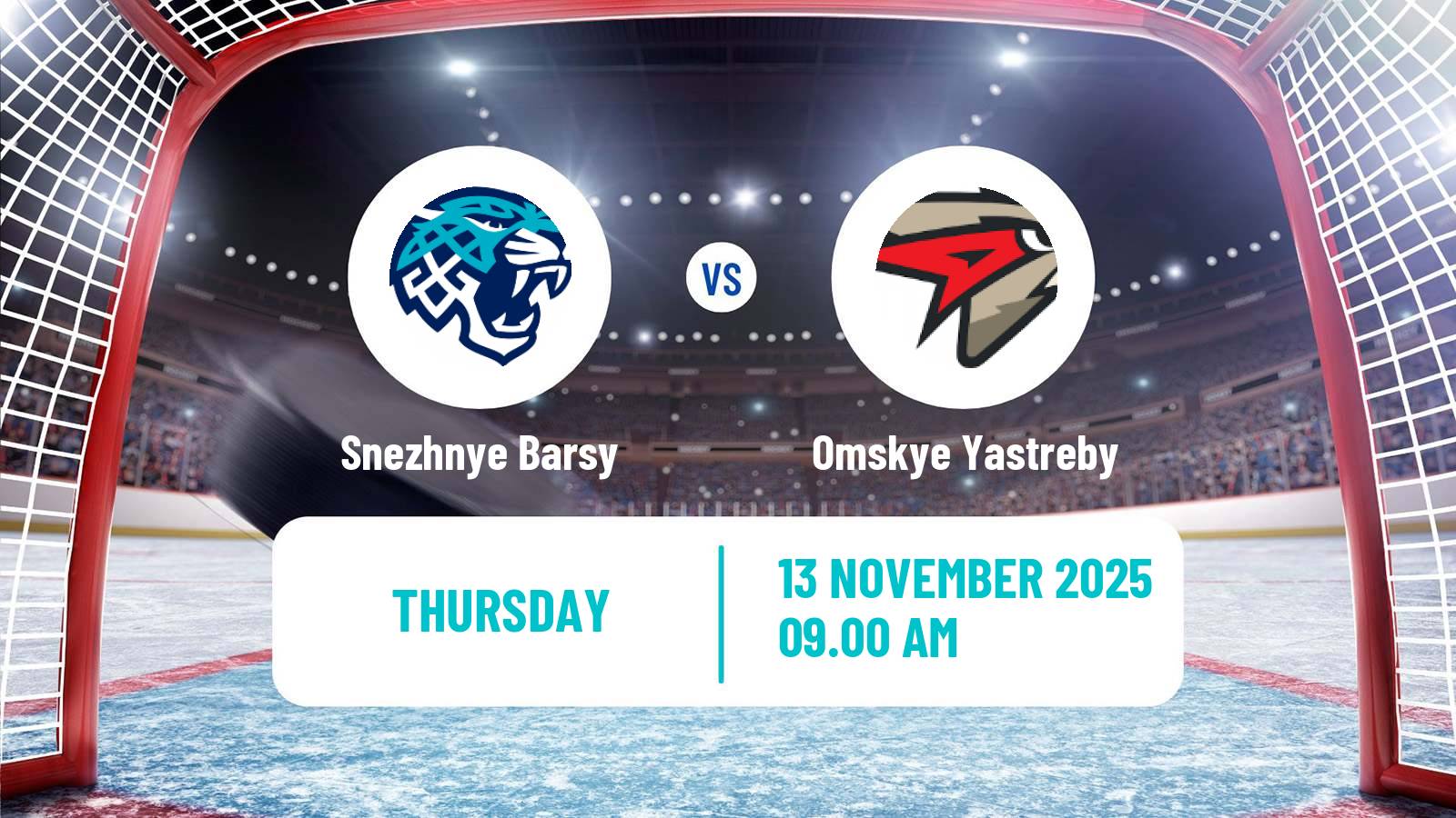Hockey MHL Snezhnye Barsy - Omskye Yastreby