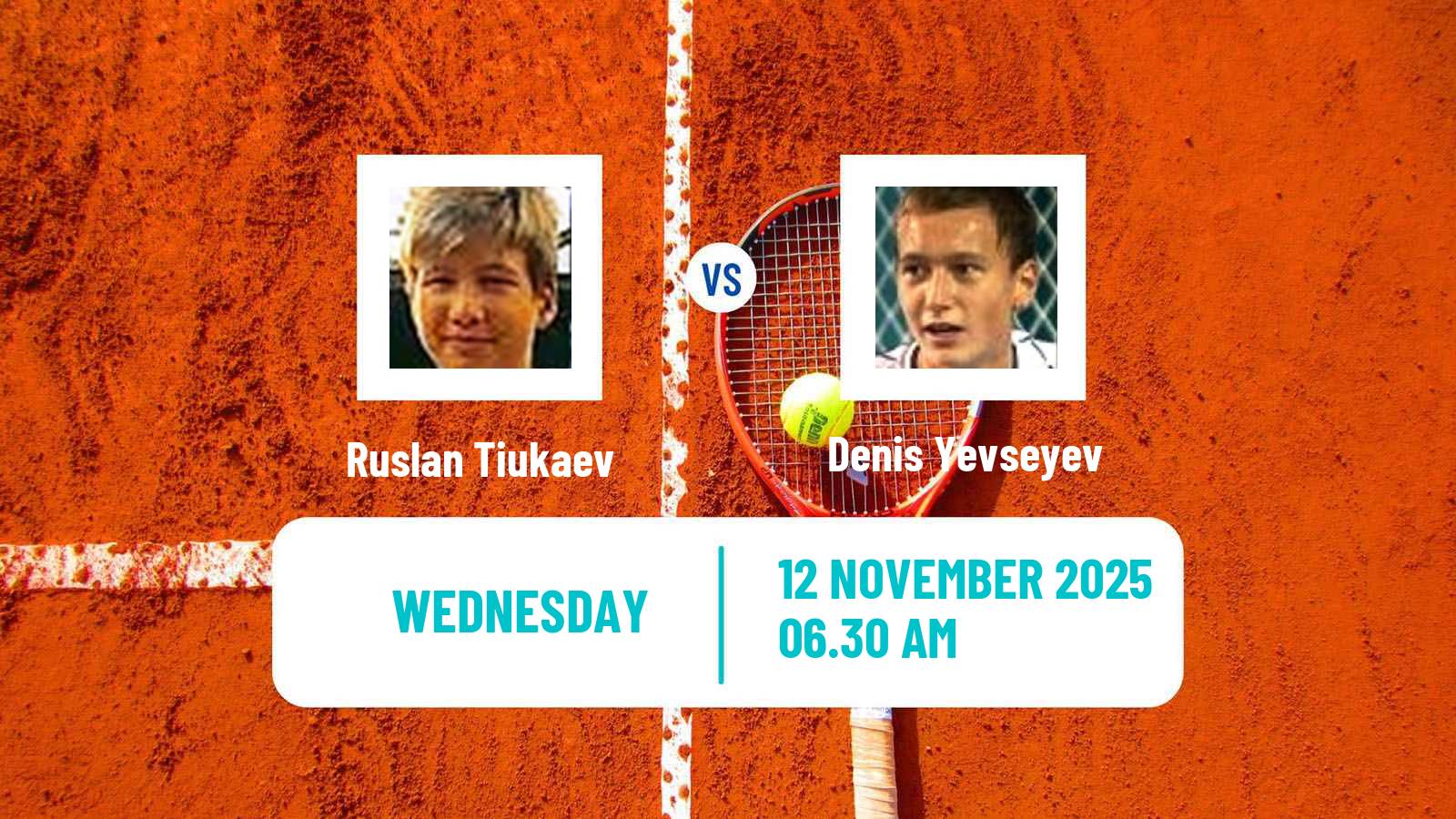 Tennis ITF M15 Sharm Elsheikh 17 Men Ruslan Tiukaev - Denis Yevseyev
