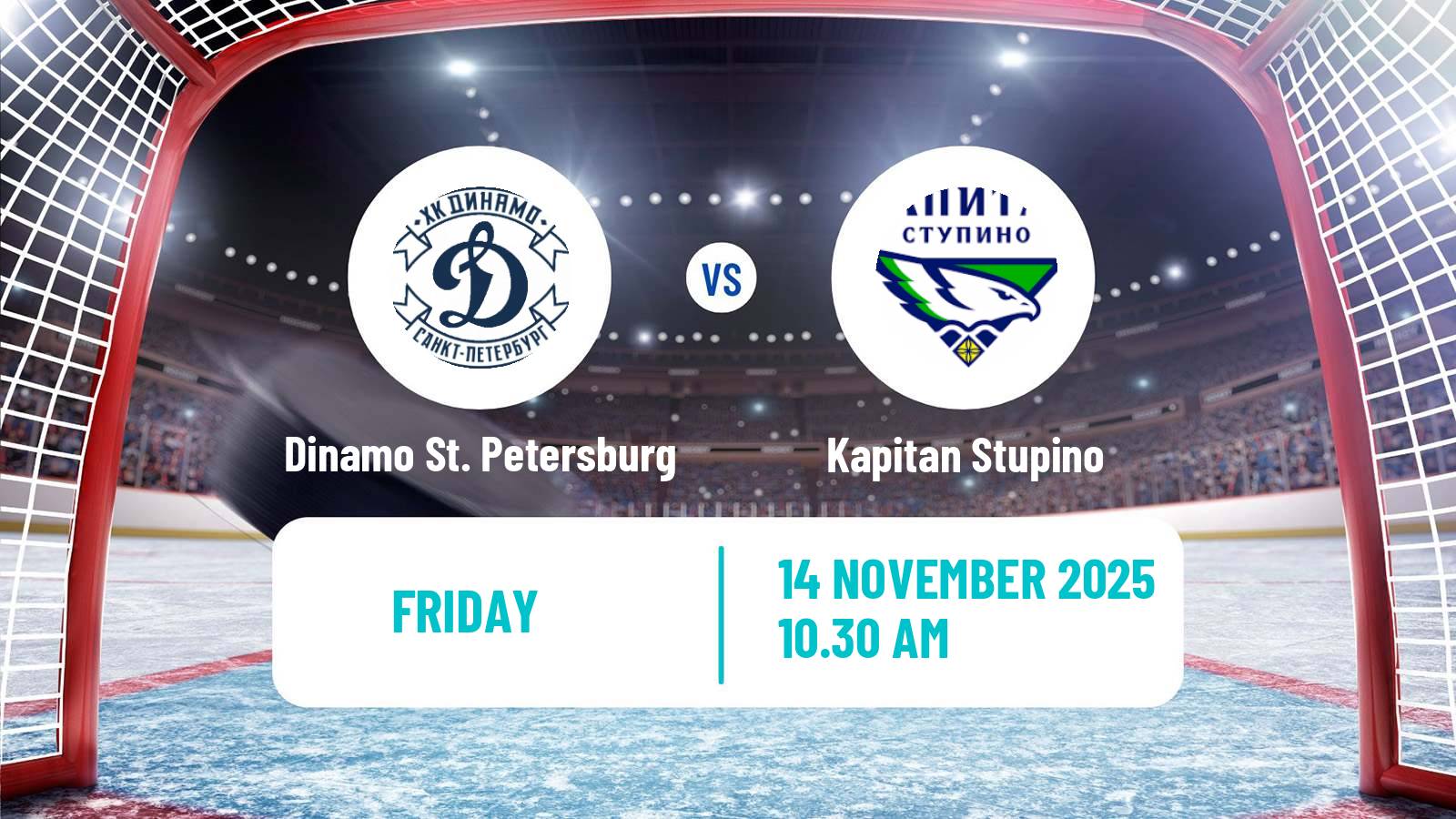 Hockey MHL Dinamo St. Petersburg - Kapitan Stupino