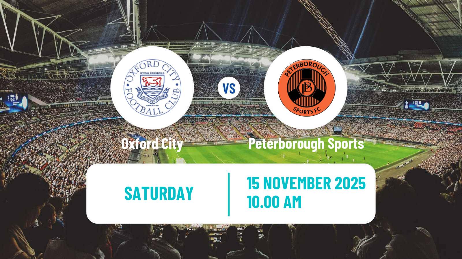 Football English FA Trophy Oxford City - Peterborough Sports