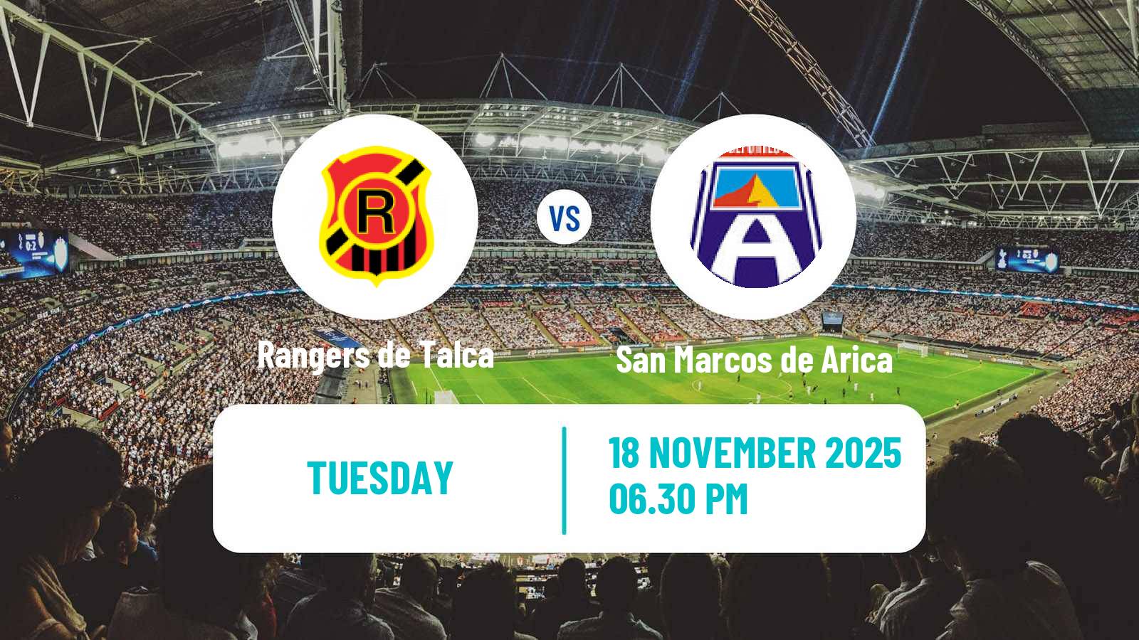 Football Chilean Primera Division Rangers de Talca - San Marcos de Arica
