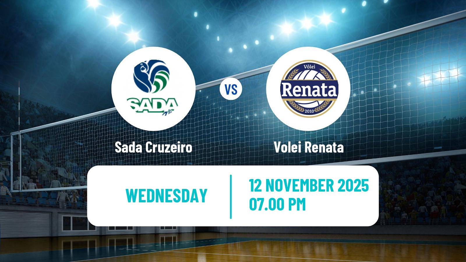 Volleyball Brazilian SuperLiga Volleyball Sada Cruzeiro - Volei Renata