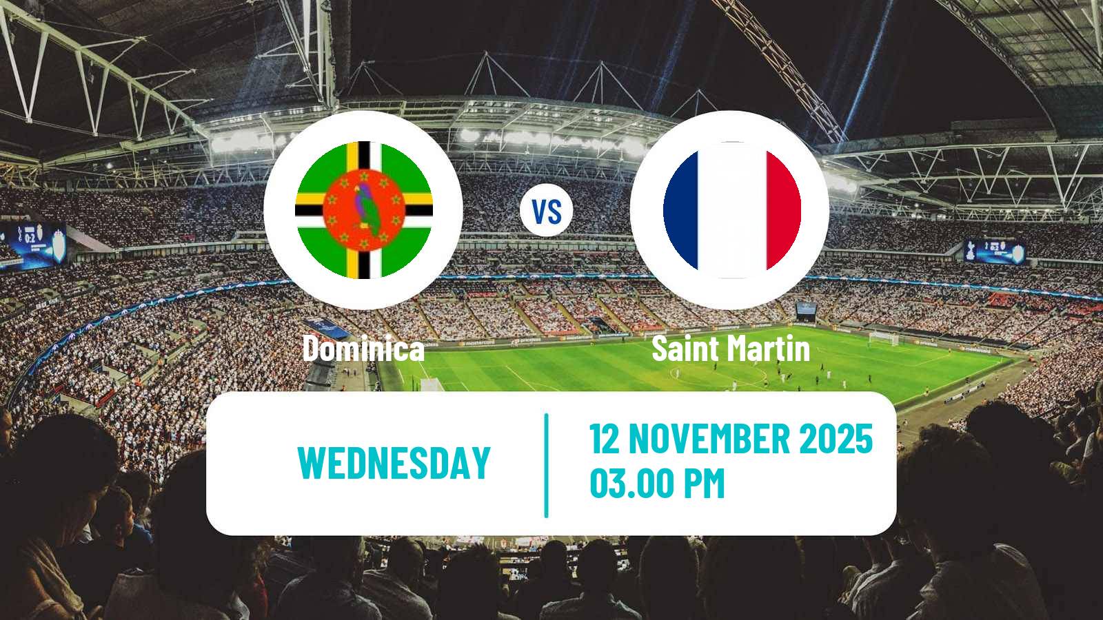 Soccer CONCACAF Series Dominica - Saint Martin