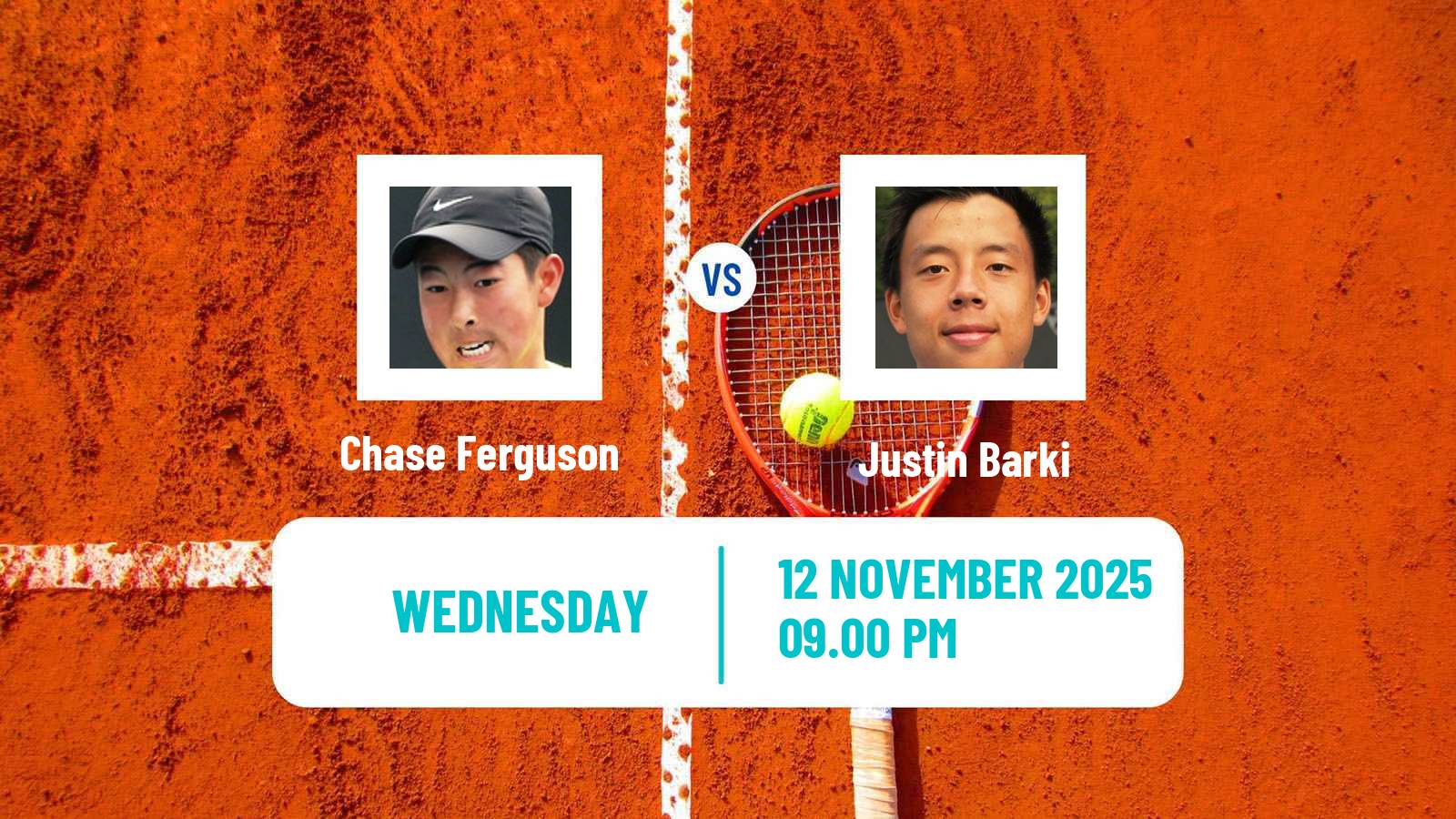 Tennis ITF M15 Kuala Lumpur Men Chase Ferguson - Justin Barki