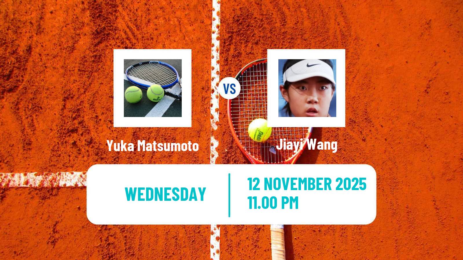 Tennis ITF W15 Hua Hin Women Yuka Matsumoto - Jiayi Wang