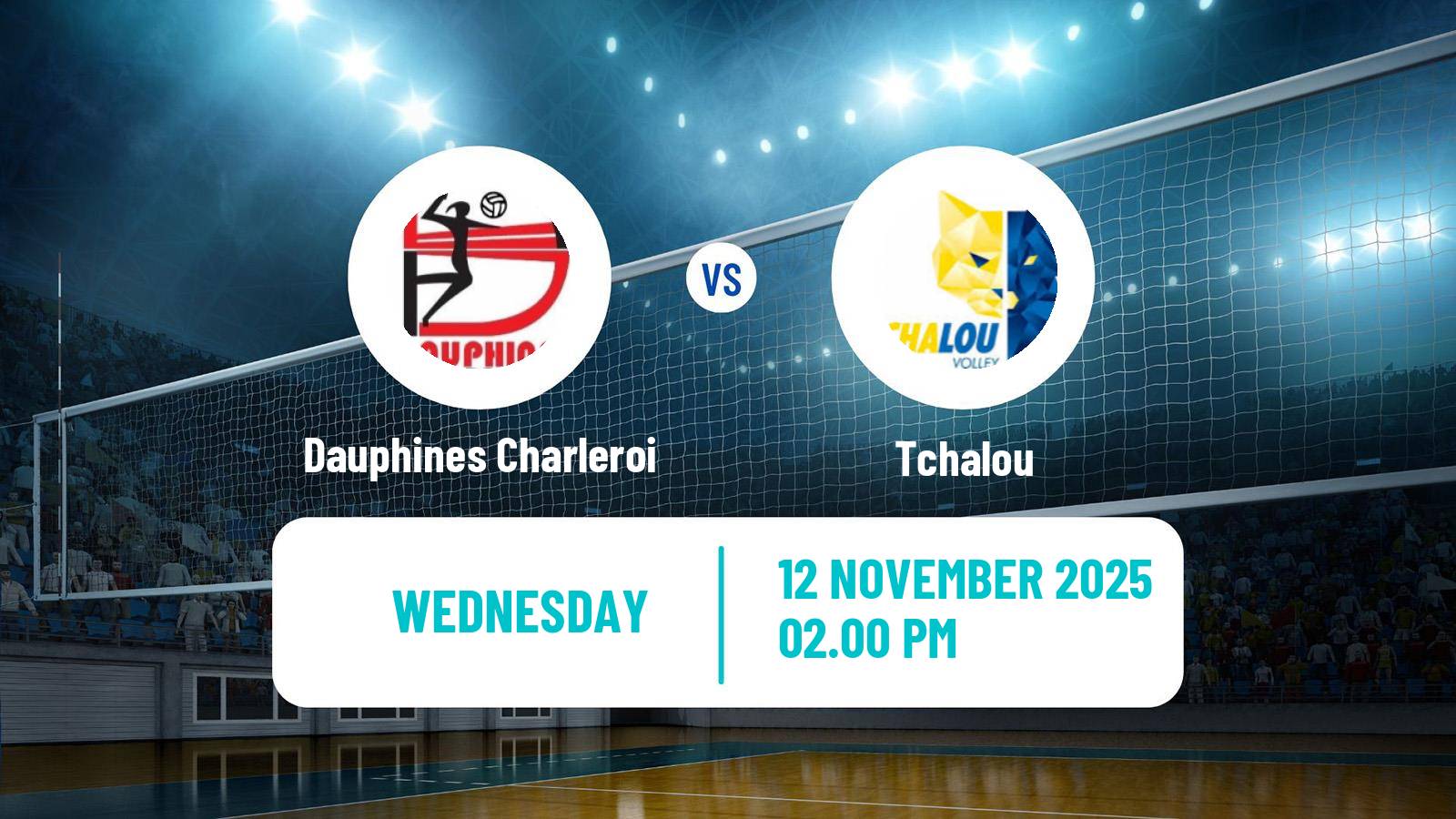 Volleyball Belgian Cup Volleyball Women Dauphines Charleroi - Tchalou