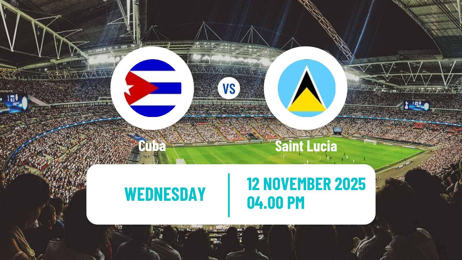 Soccer CONCACAF Series Cuba - Saint Lucia