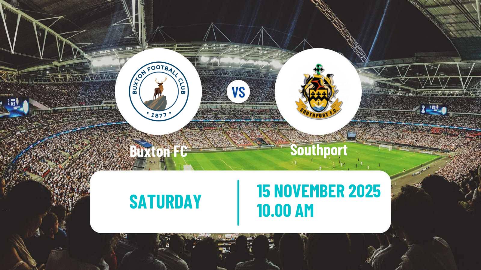 Football English FA Trophy Buxton - Southport