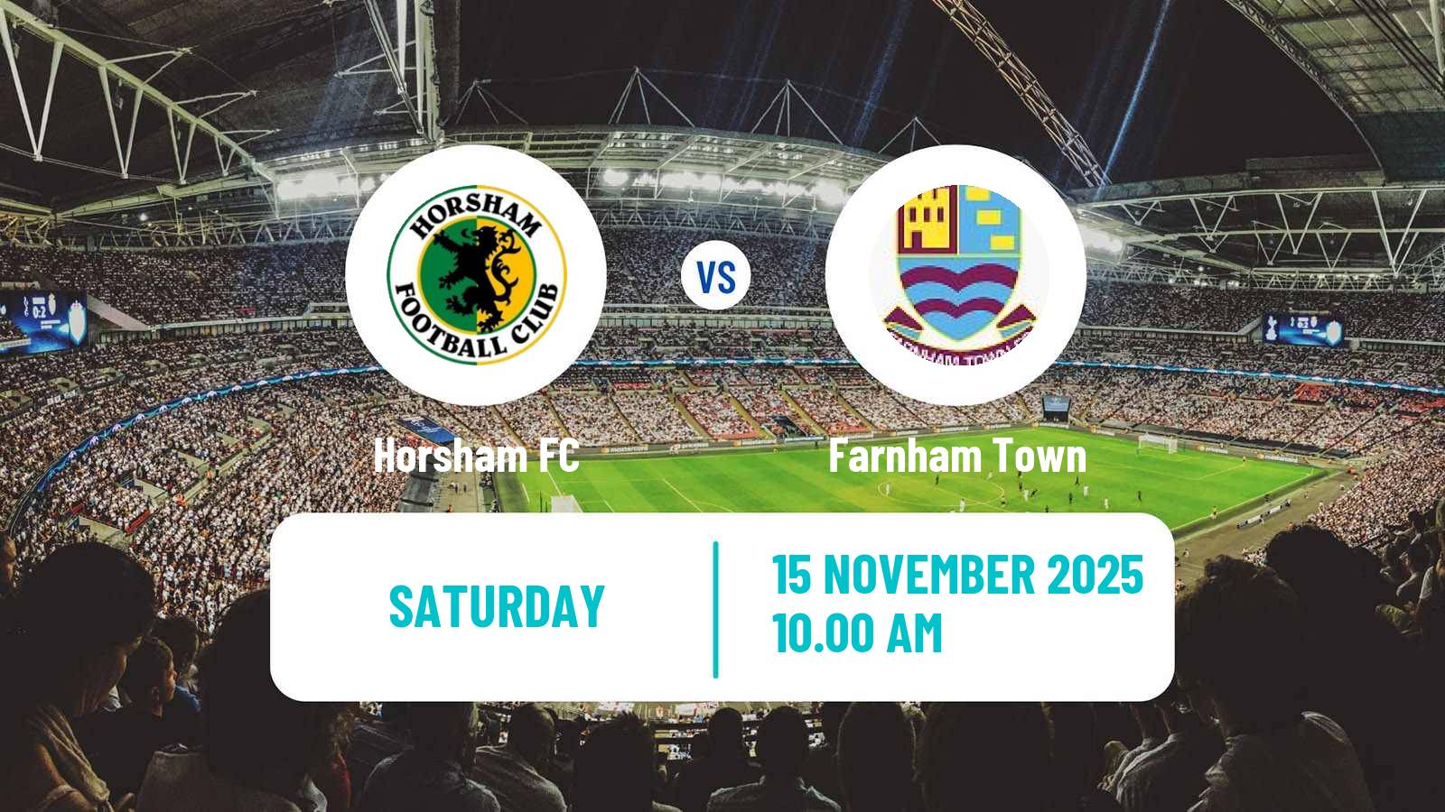 Football English FA Trophy Horsham - Farnham Town