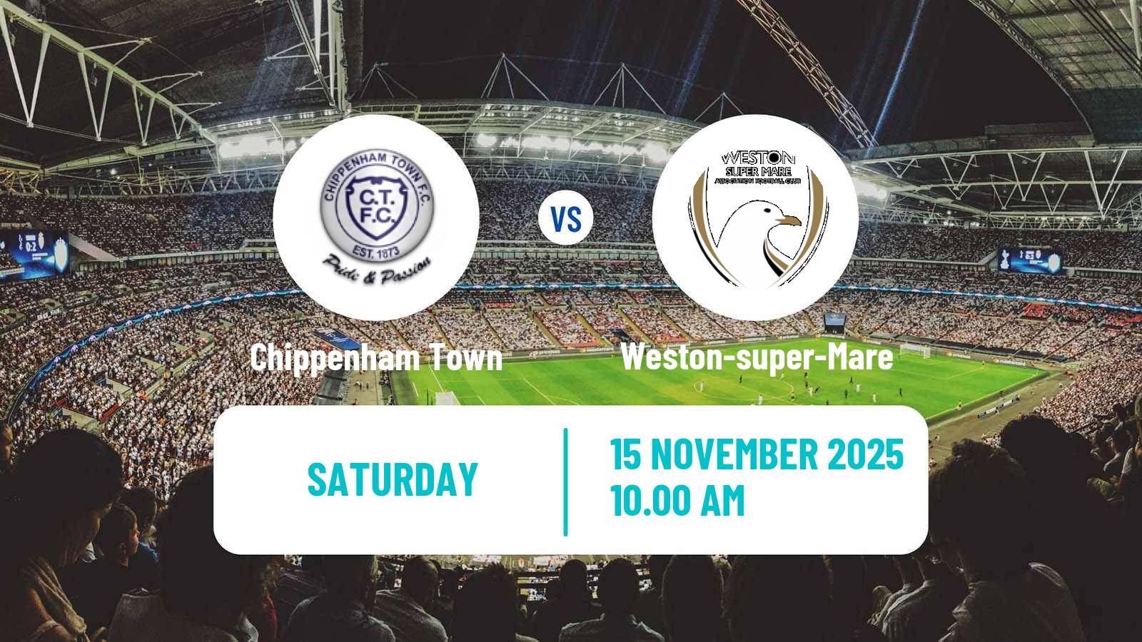 Football English FA Trophy Chippenham Town - Weston-super-Mare