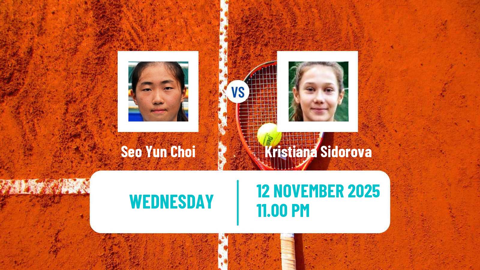 Tennis ITF W15 Phan Thiet Women Seo Yun Choi - Kristiana Sidorova