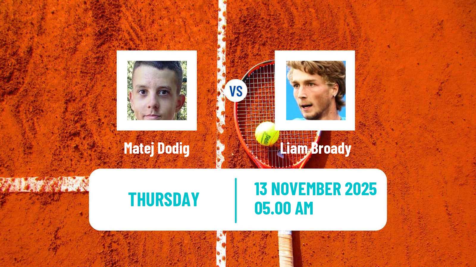 Tennis Lyon 2 Challenger Men Matej Dodig - Liam Broady