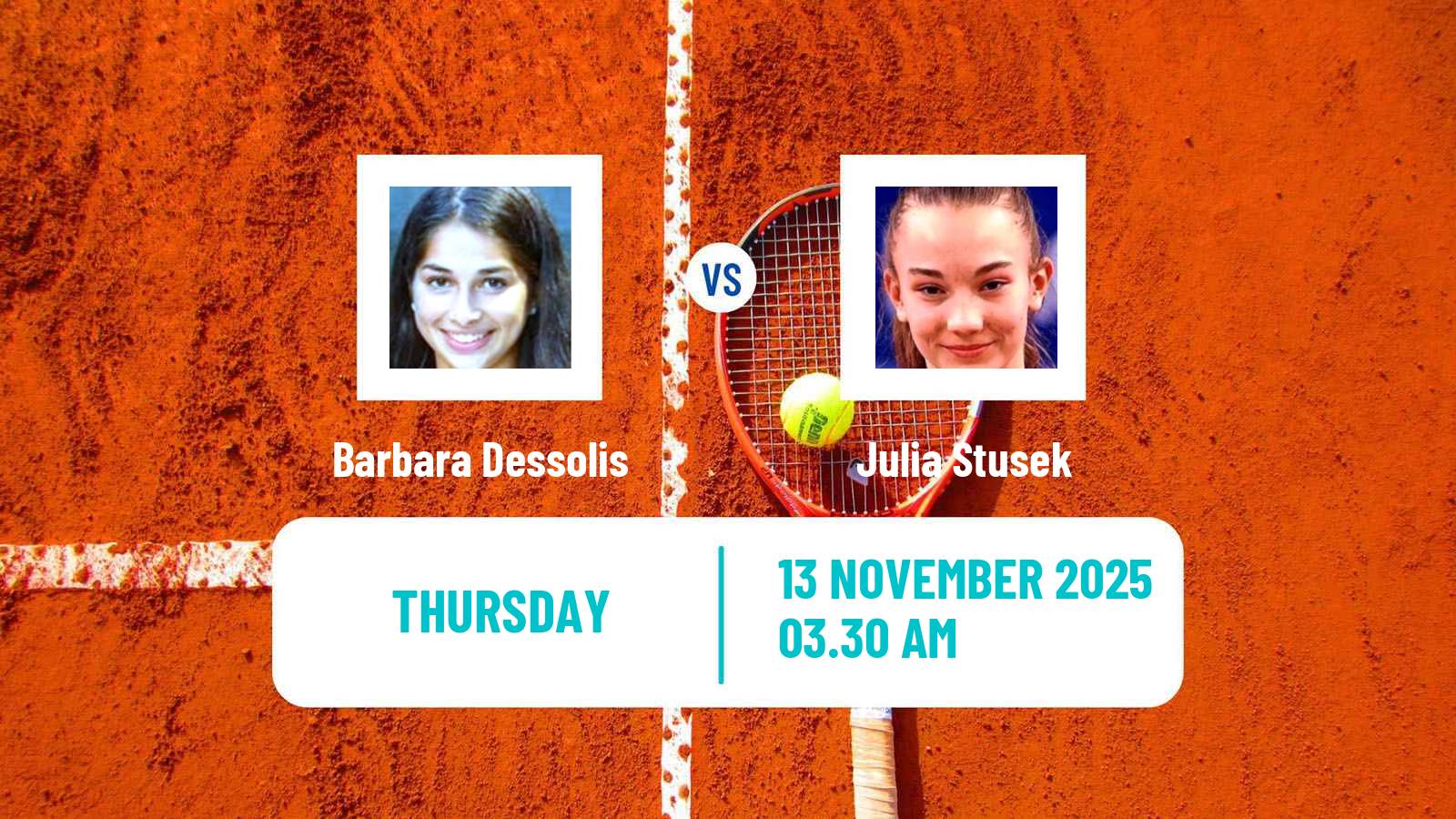 Tennis ITF W15 Solarino 3 Women Barbara Dessolis - Julia Stusek