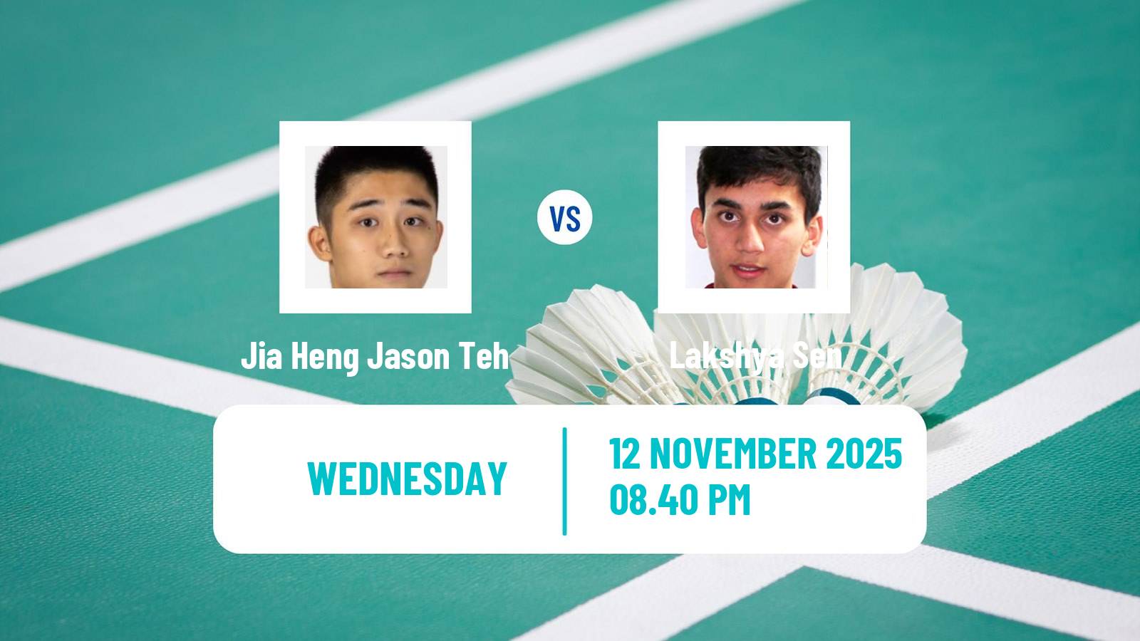 Badminton BWF World Tour Men Kumamoto Masters Jia Heng Jason Teh - Lakshya Sen
