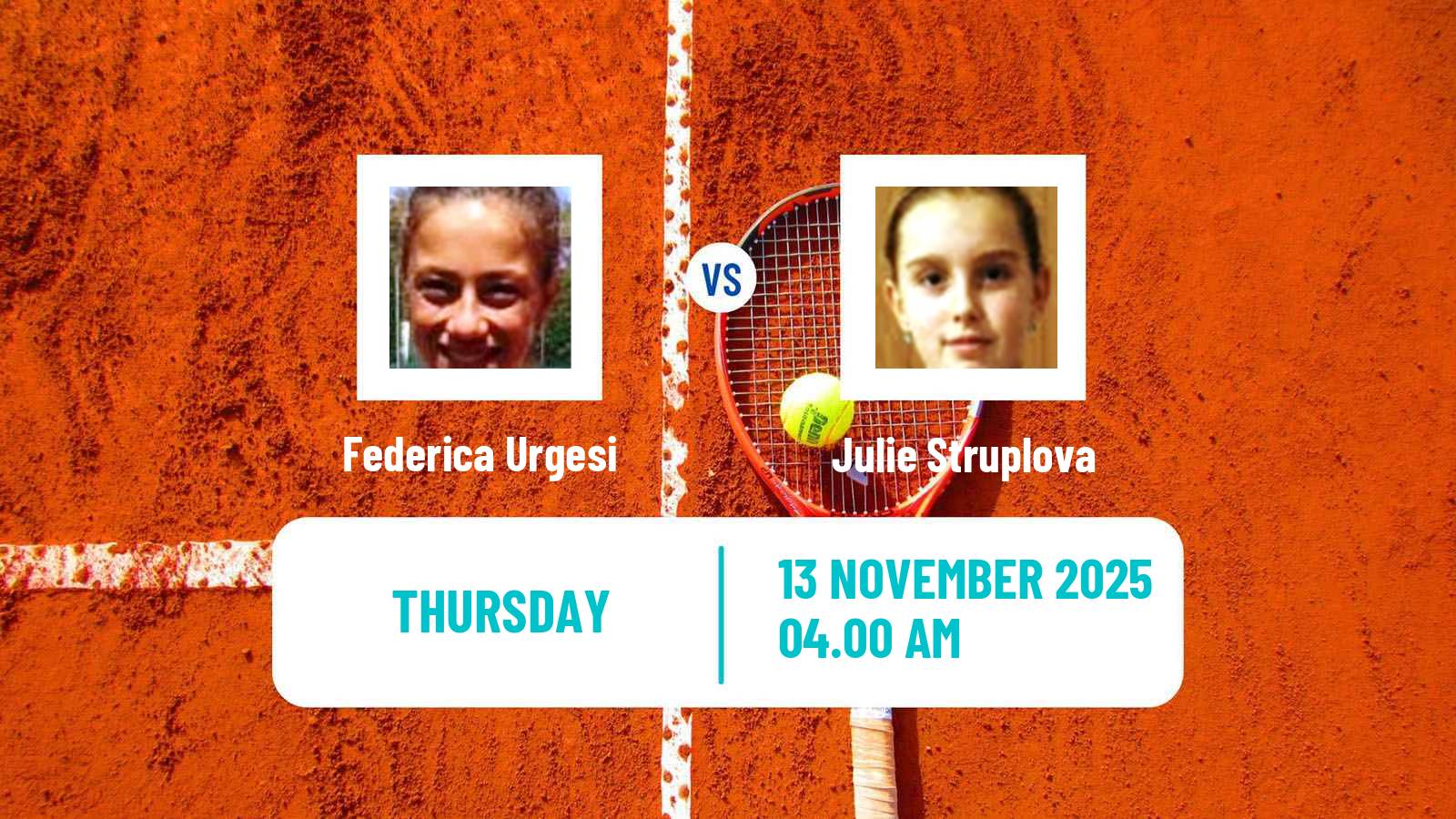 Tennis ITF W50 Heraklion 2 Women Federica Urgesi - Julie Struplova
