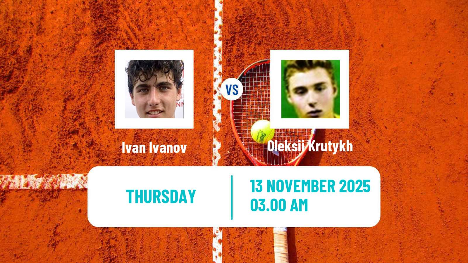 Tennis ITF M15 Antalya 14 Men Ivan Ivanov - Oleksii Krutykh