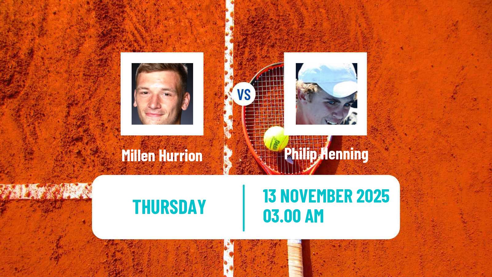 Tennis ITF M15 Heraklion 14 Men Millen Hurrion - Philip Henning
