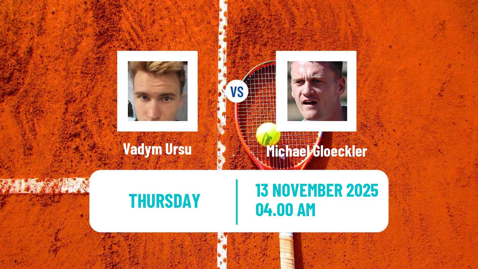 Tennis ITF M15 Sharm Elsheikh 17 Men Vadym Ursu - Michael Gloeckler