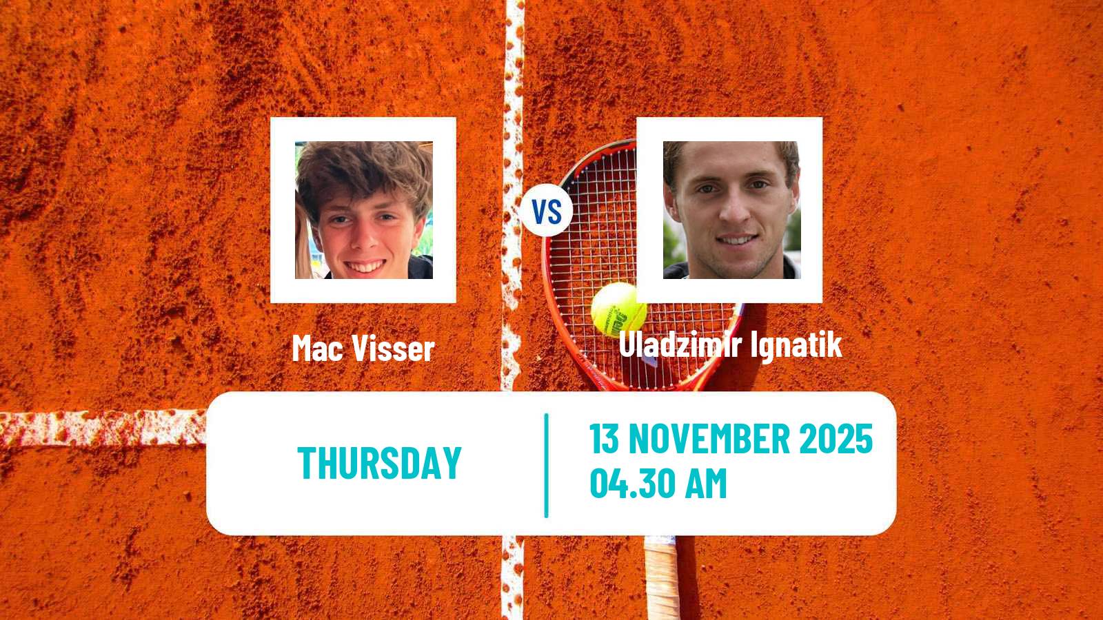Tennis ITF M15 Heraklion 14 Men Mac Visser - Uladzimir Ignatik