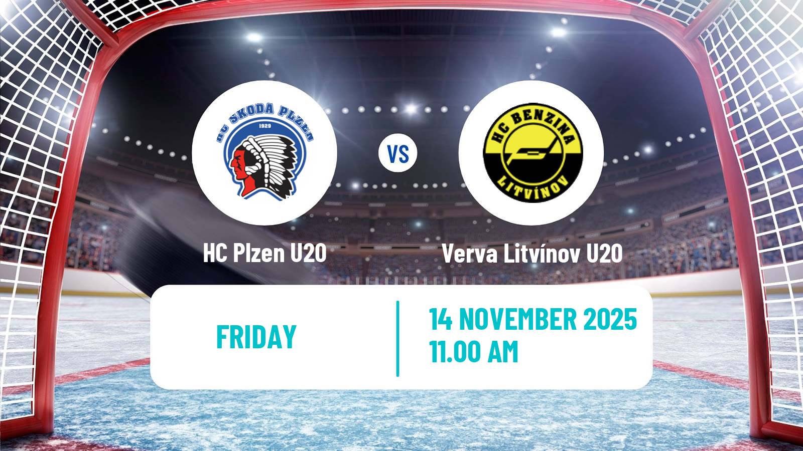 Hockey Czech ELJ Plzen U20 - Verva Litvínov U20